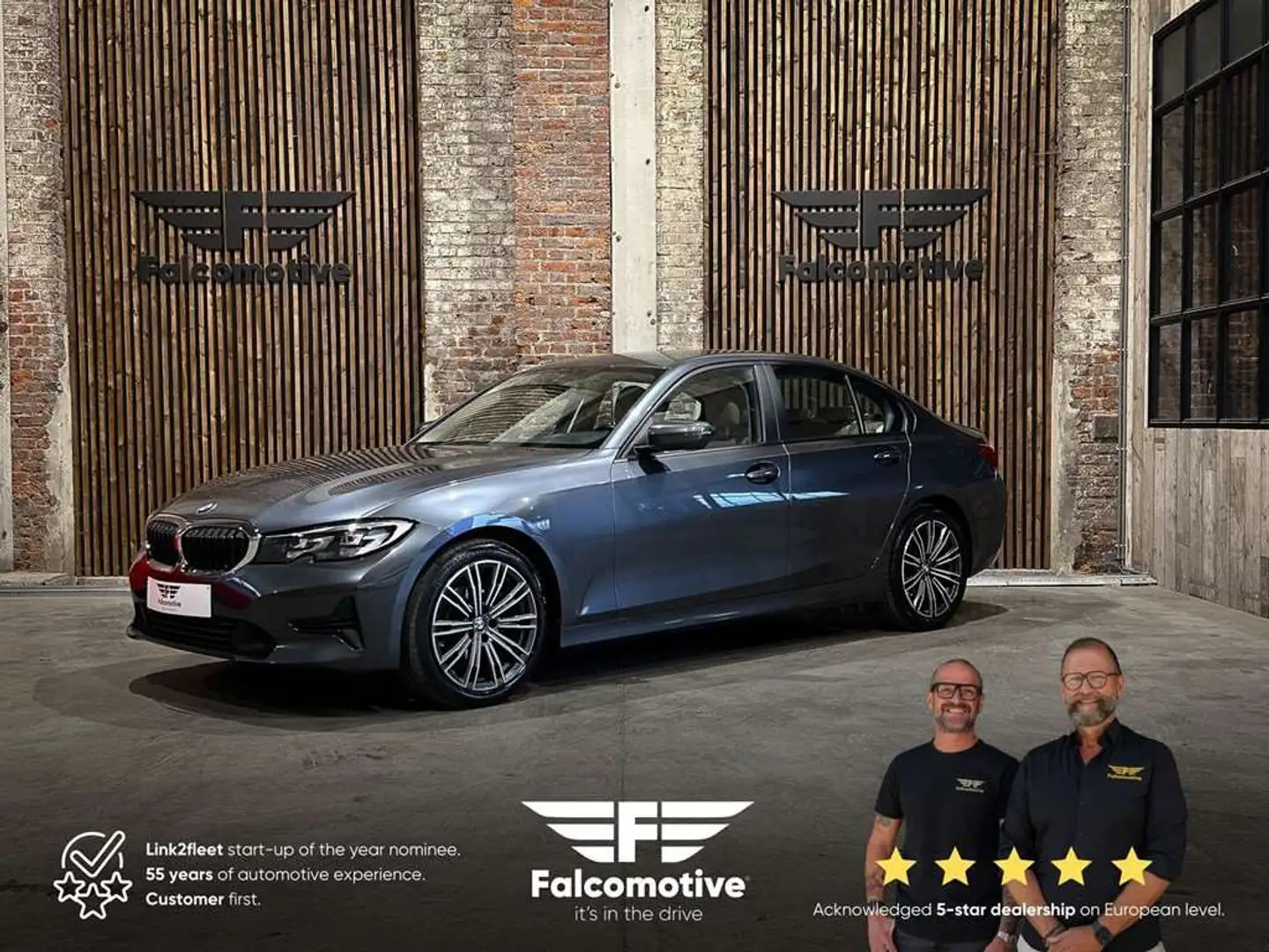 BMW 318 dA*AUT*NAVI*CARPLAY*PDC*LED*62.117 km* Gris - 1