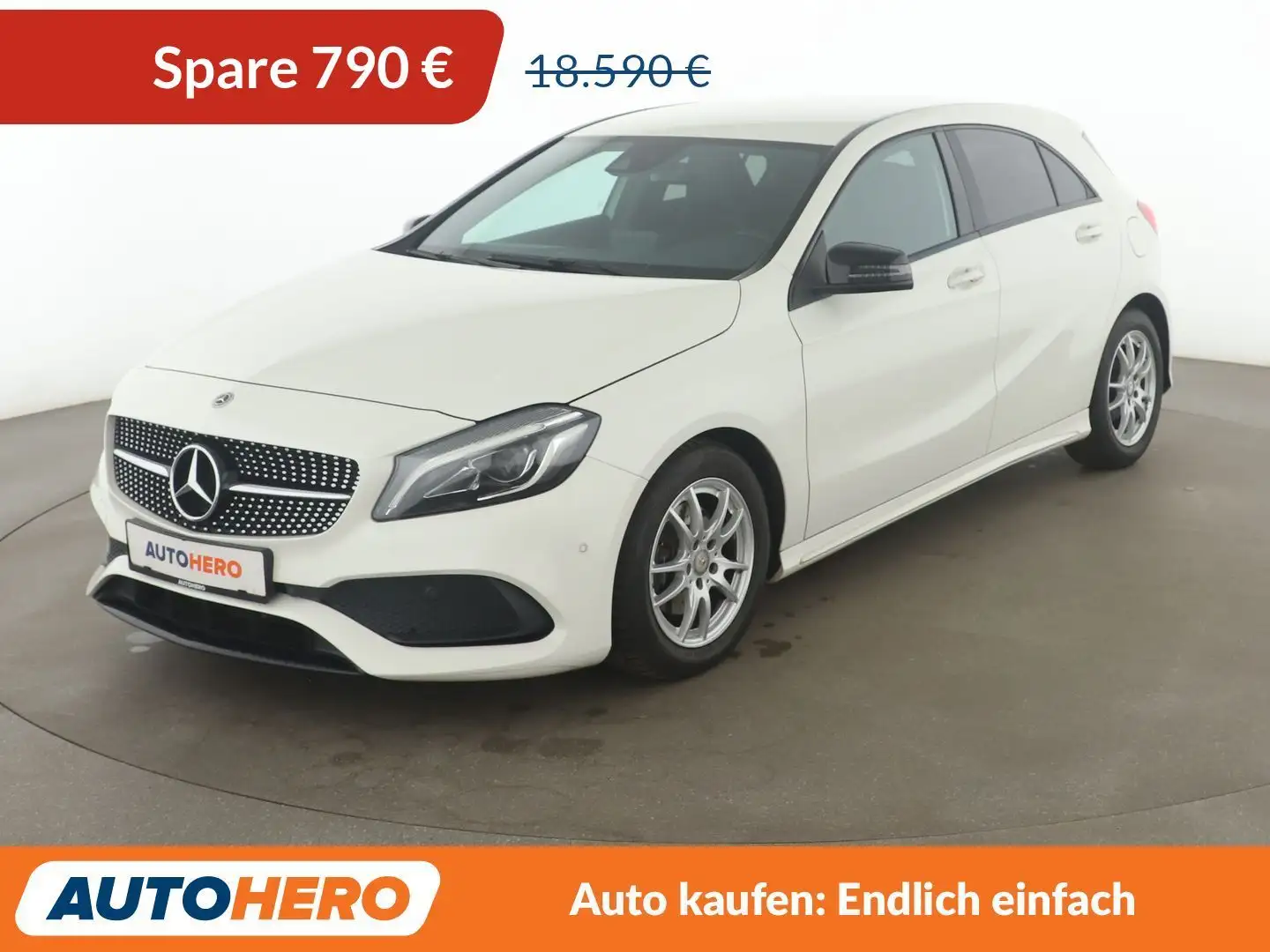 Mercedes-Benz A 180 A 180 BlueEfficiency AMG Sport*NAV*LED*TEMPO*SHZ Blanc - 1