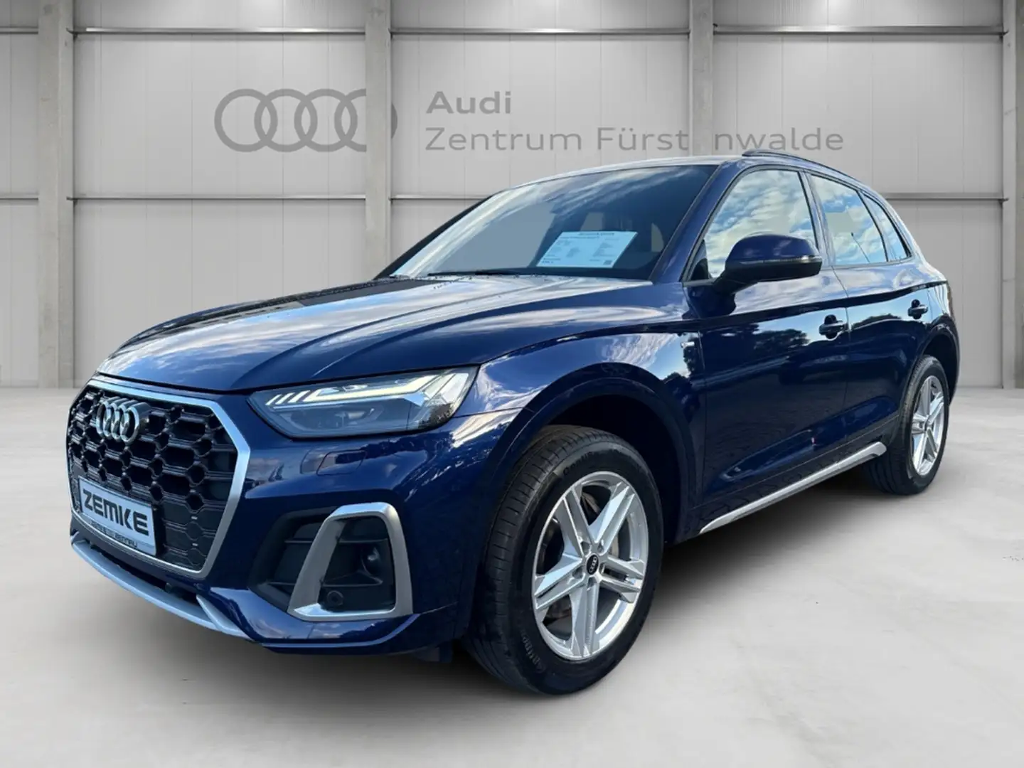 Audi Q5 50 TDI quattro tiptronic S line Navi Digitales Coc Blauw - 1