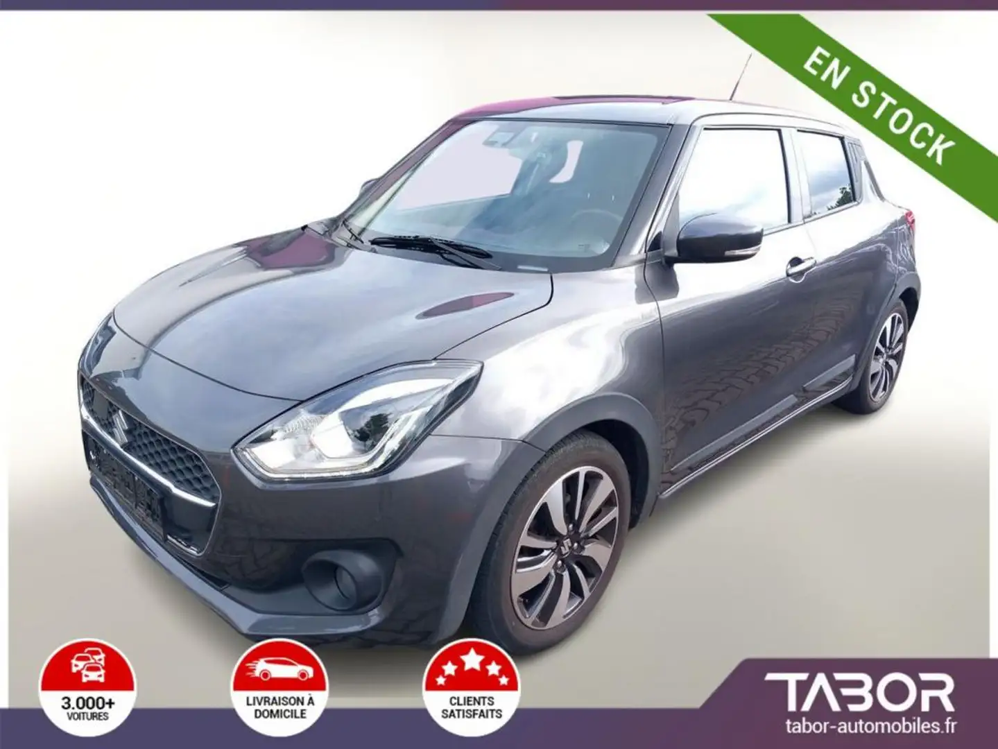 Suzuki Swift 1.0 Boosterjet 111 Comfort LED ACC Gris - 1
