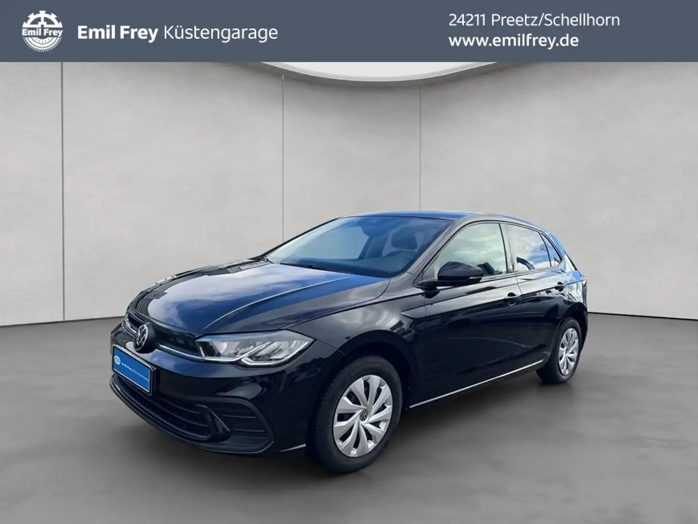 Volkswagen Polo 1.0 TSI Life DSG Navi LED SHZ Keyless Zwart - 1