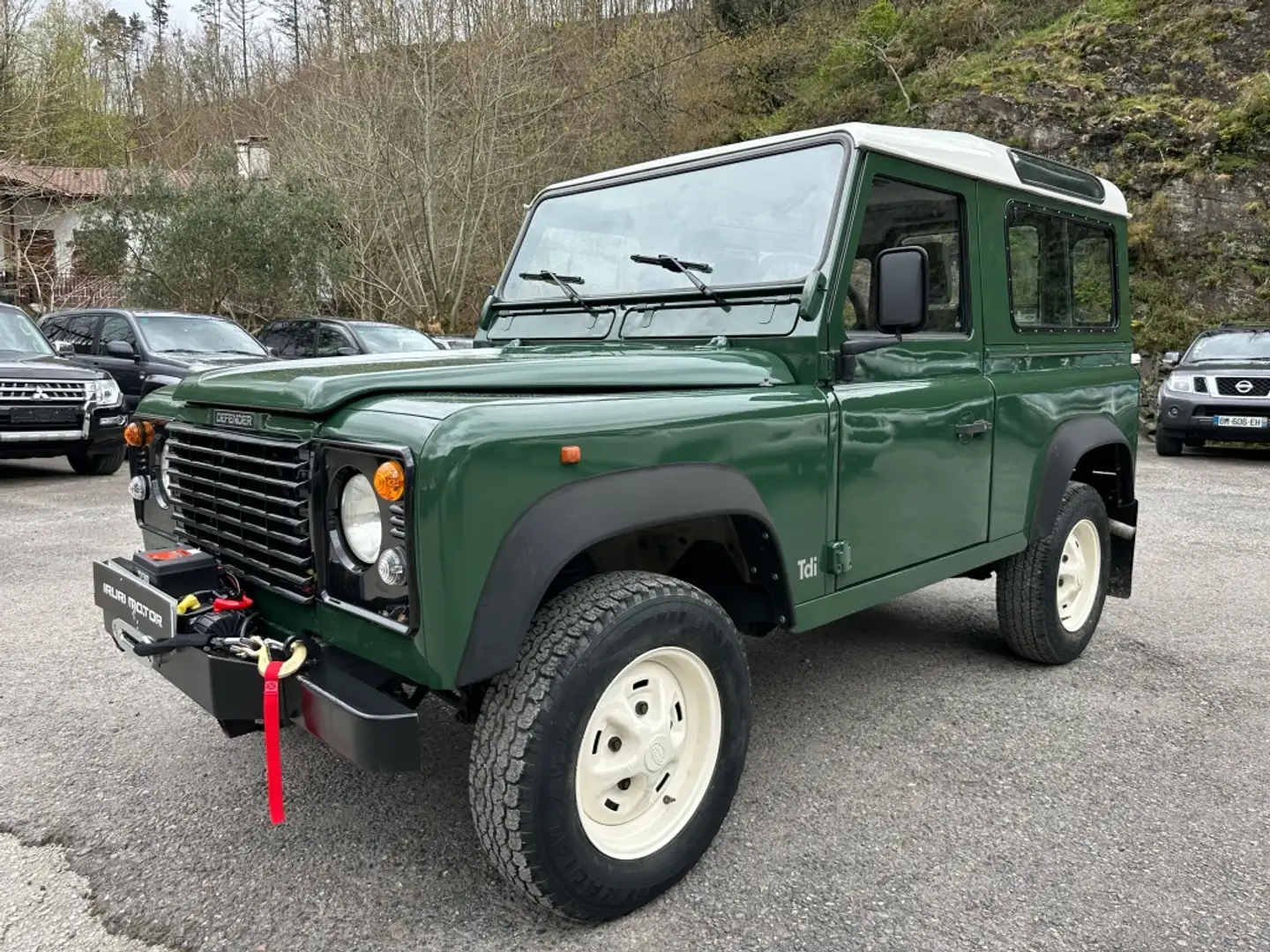 Land Rover Defender 90 TDI Pick Up Zelená - 2