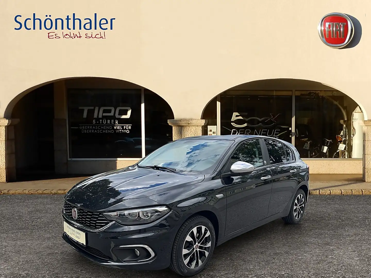 Fiat Tipo 1.6 Multijet Mirror 120 DCT (EURO 6d-TEMP) Schwarz - 1