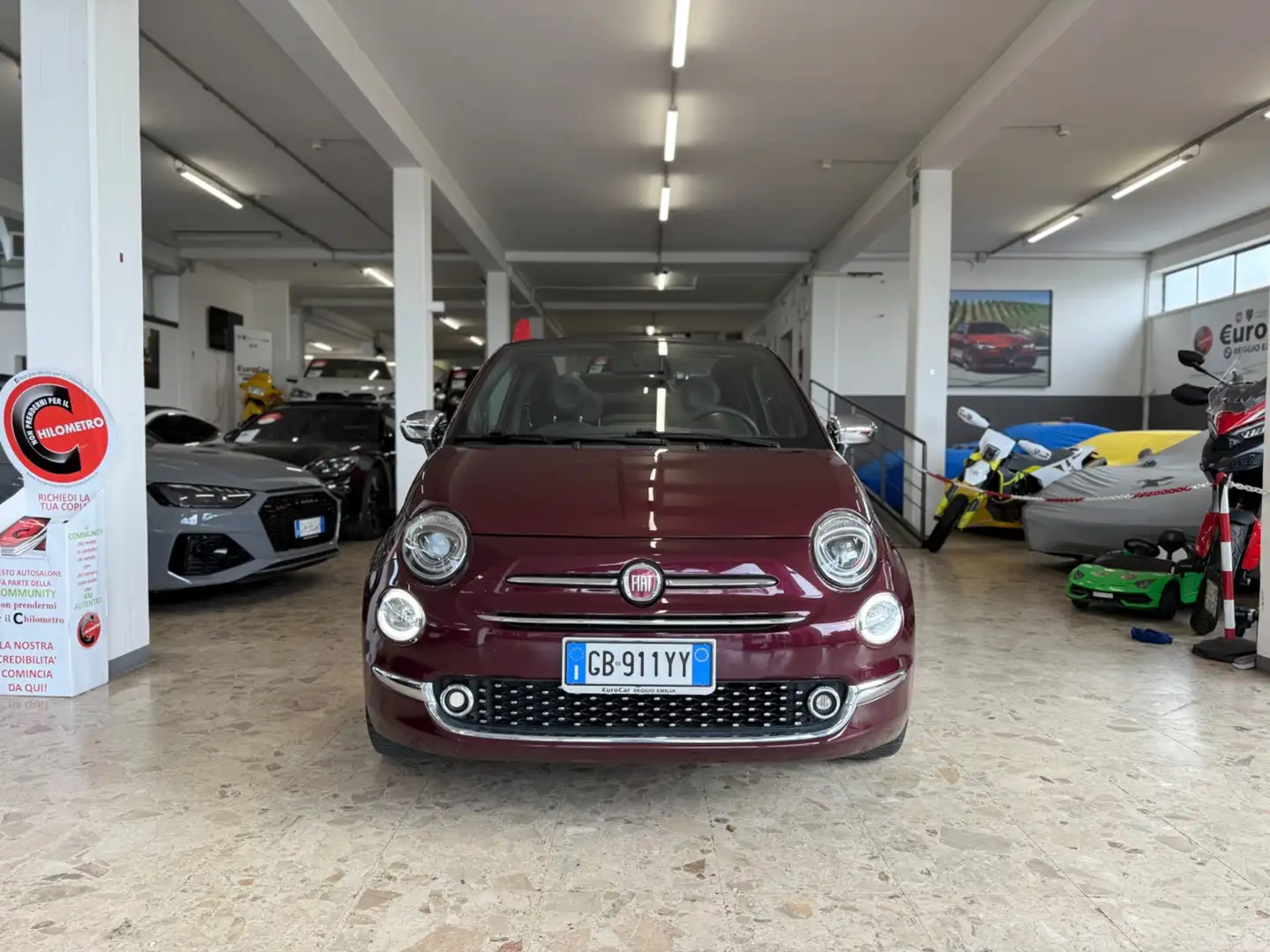 Fiat 500 C 1.0 Hybrid DOLCEVITA Lilla - 2