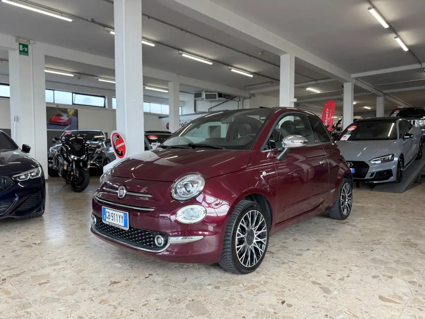 Fiat 500 C 1.0 Hybrid DOLCEVITA Lilla - 1