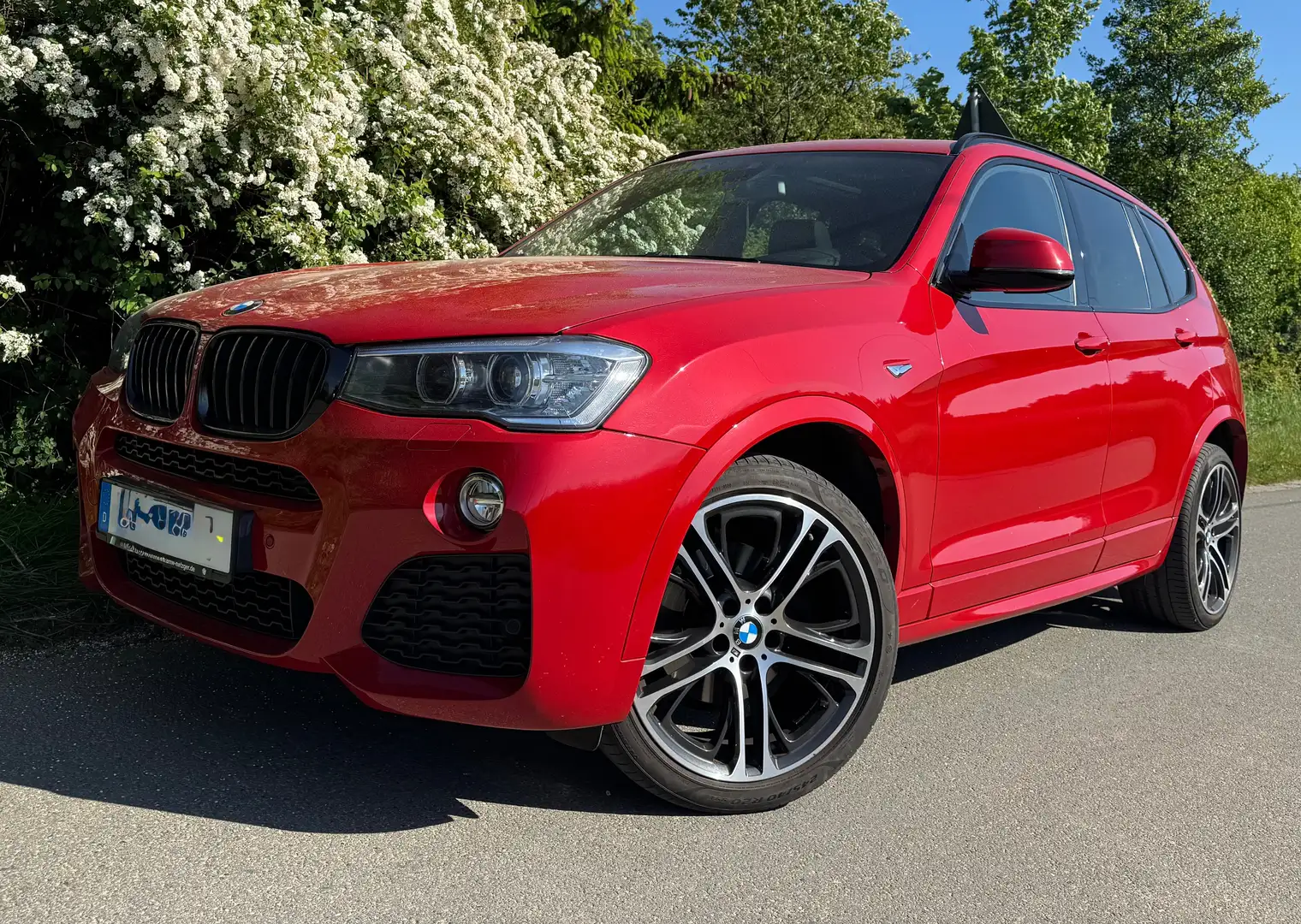 BMW X3 X3 xDrive20d Aut. Red - 1
