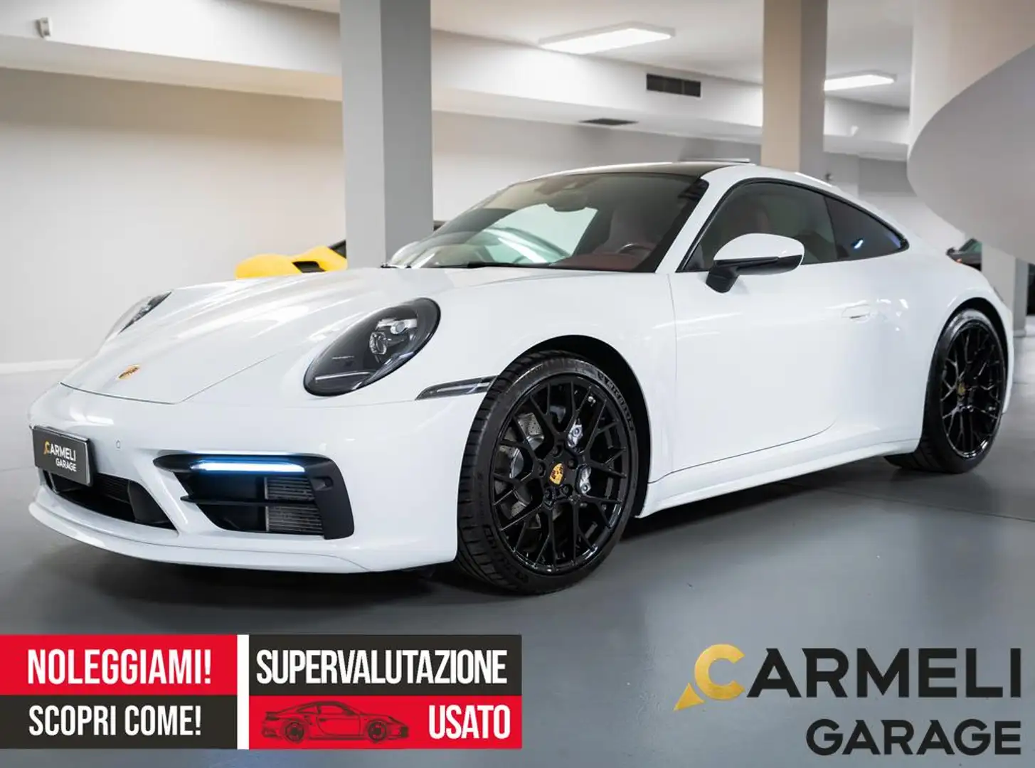 Porsche 911 992 IVA ESPOSTA-CERCHI 21 SPYDER-SPORT DESIGN Bianco - 1