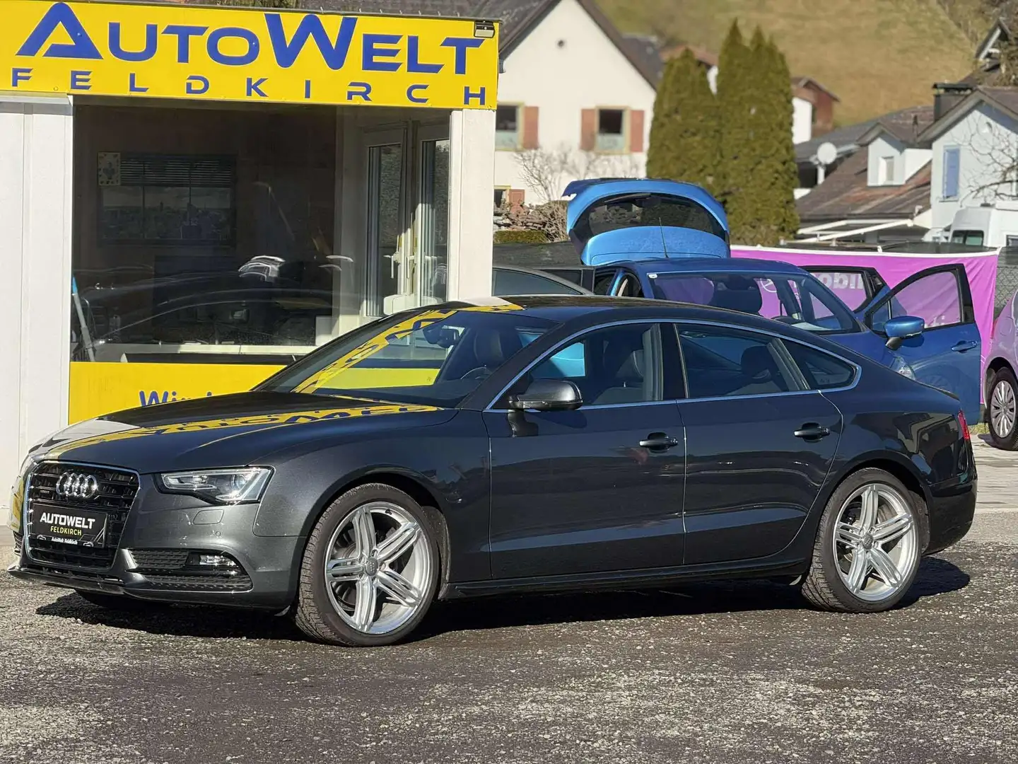 Audi A5 2.0 TDI Quattro ALLRAD S-LINE 177PS *SZH *LEDER Grau - 1