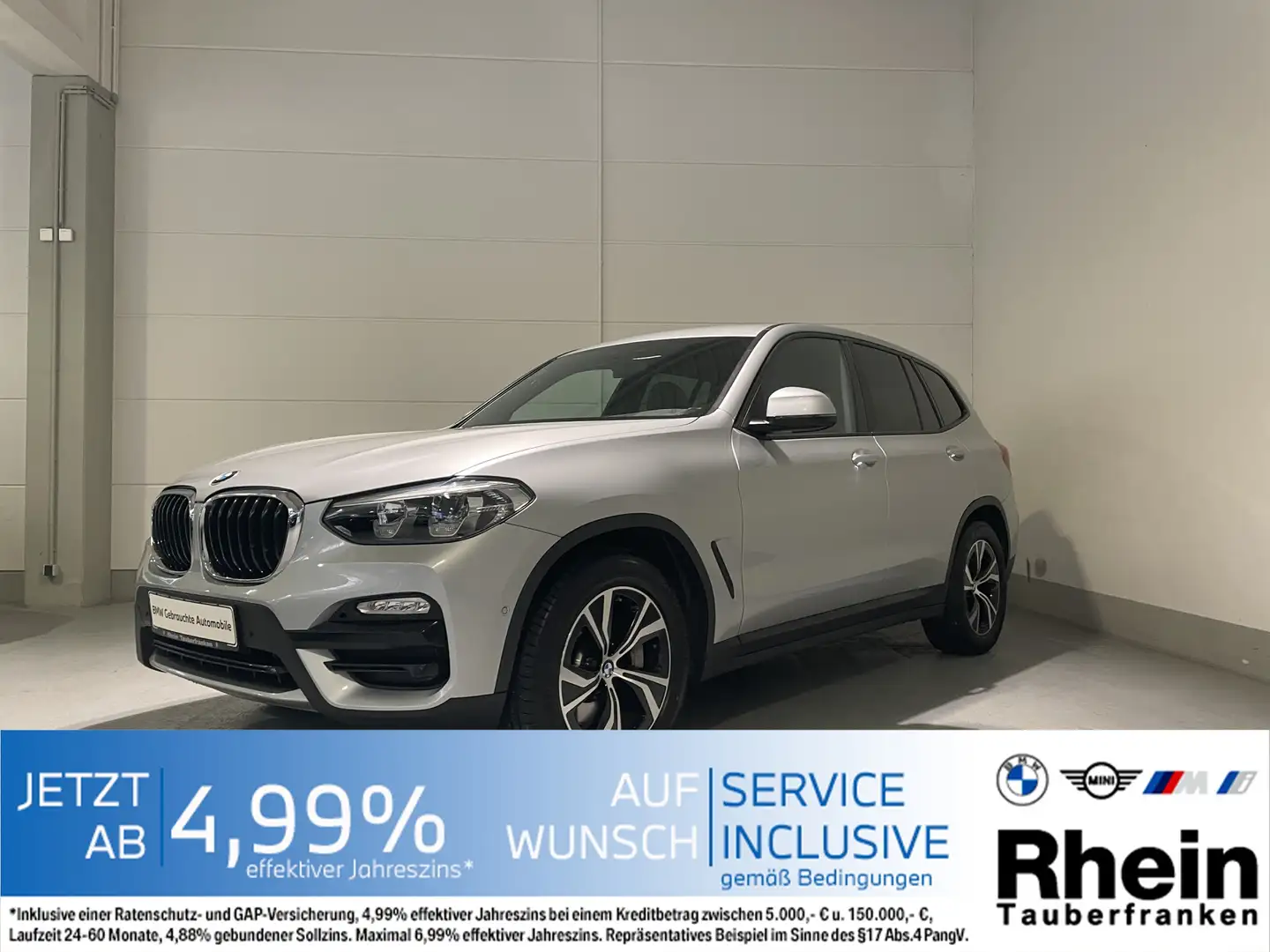 BMW X3 xDrive25d Advantage Navi*Parkassist*SHZ Argent - 1