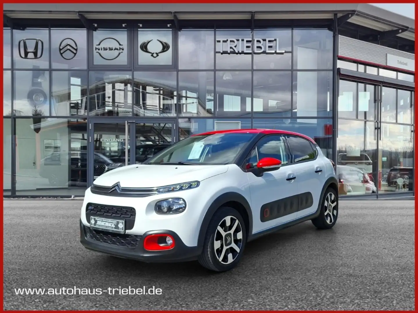 Citroen C3 Shine 1.2 PT 110 °Navi°SHZ°AAC°RFK°PDC°Keyless° Weiß - 1