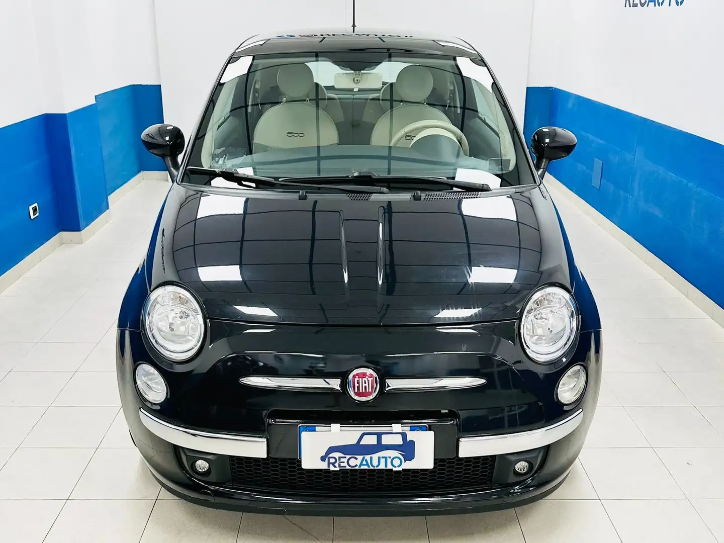 Fiat 500 500 III 1.2 Lounge 69cv E6 Bleu - 2
