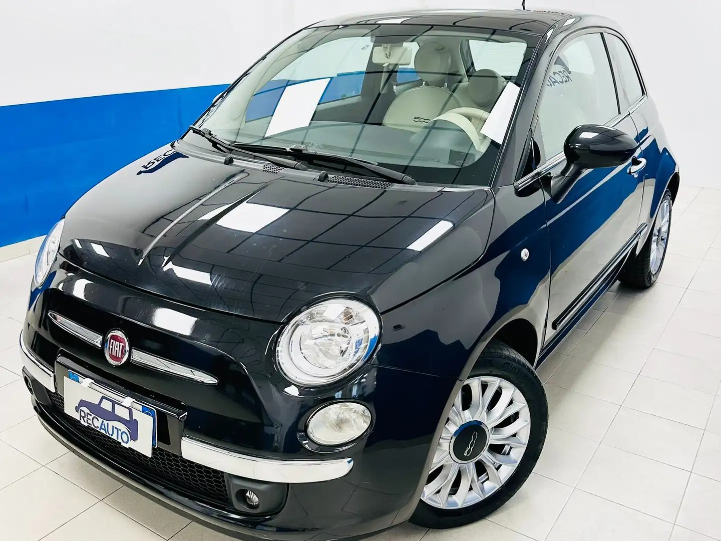 Fiat 500 500 III 1.2 Lounge 69cv E6 Bleu - 1