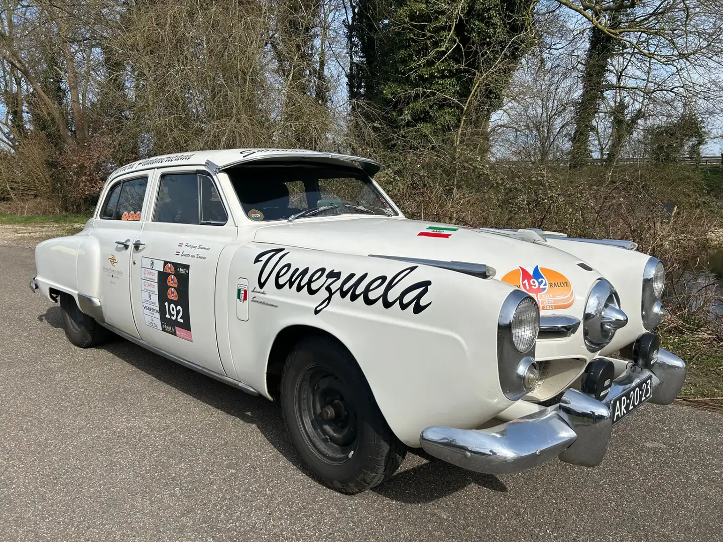 Studebaker Land cruiser Rallye Carrera Panamerica Blanco - 1