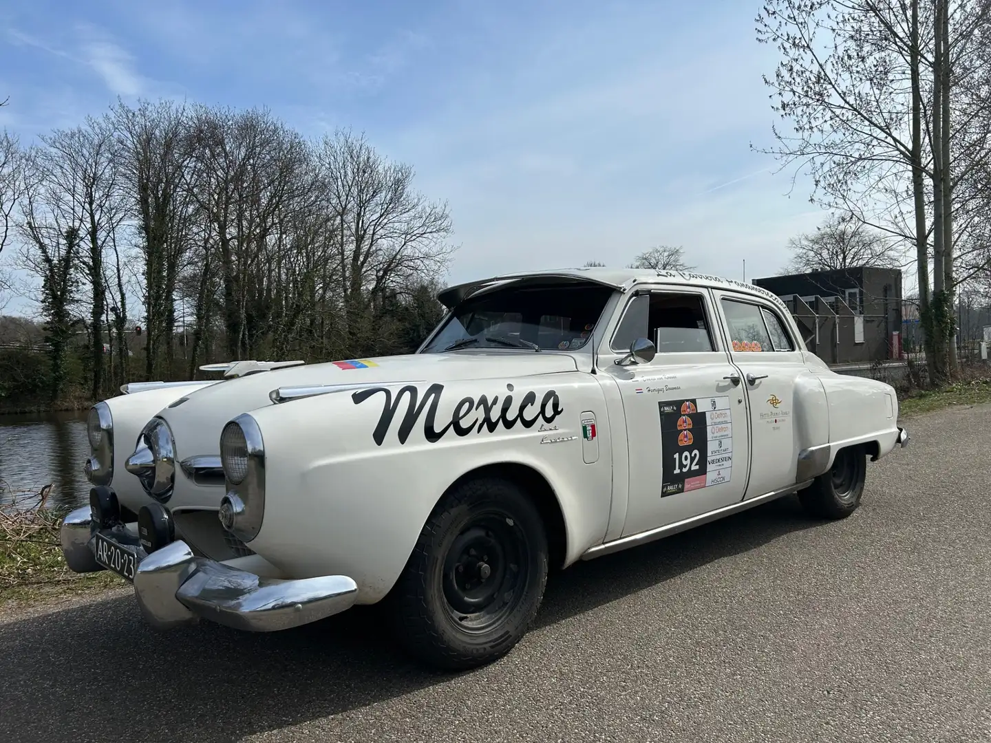 Studebaker Land cruiser Rallye Carrera Panamerica Blanco - 2