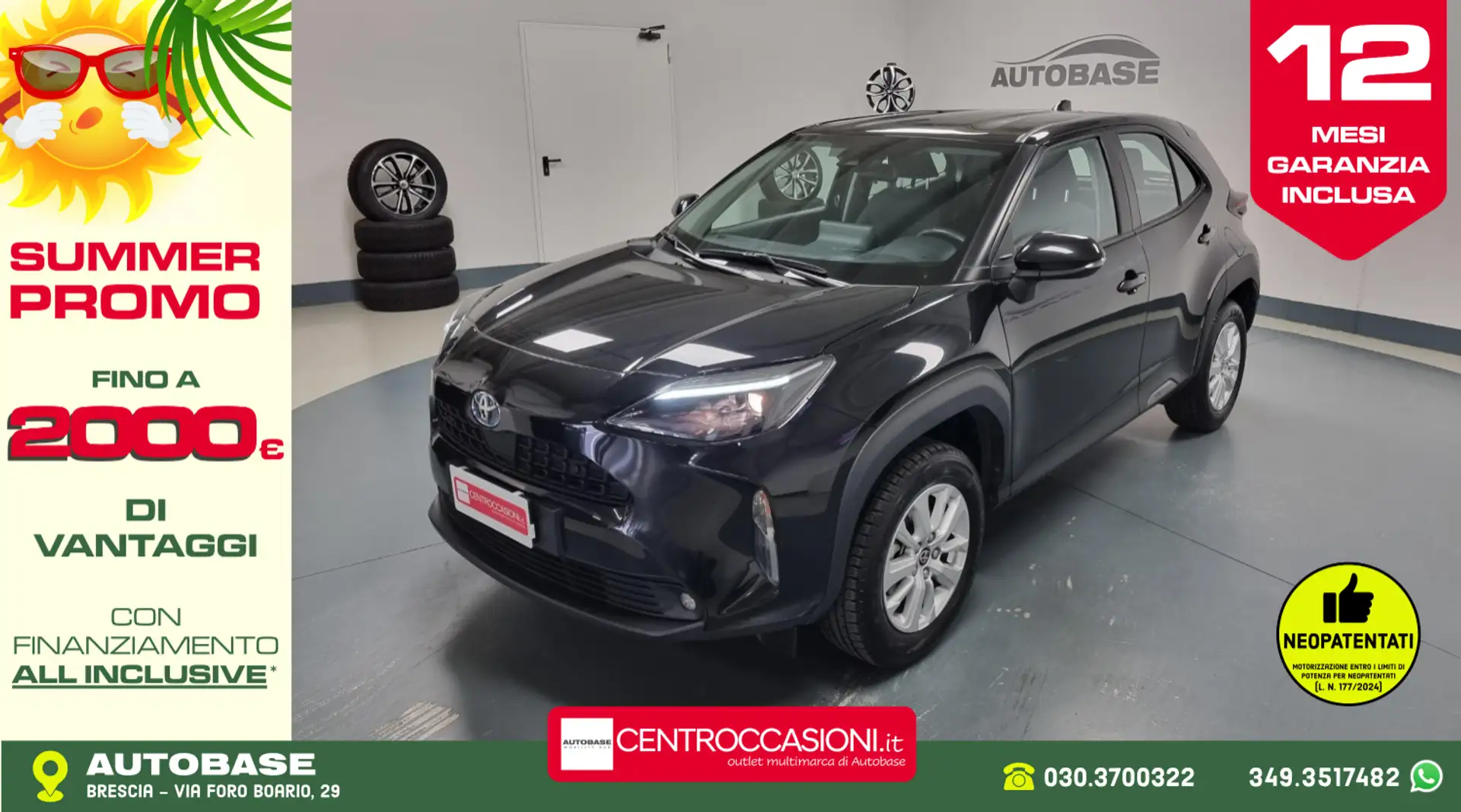 Toyota Yaris Cross 1.5h Business fwd 116cv e-cvt Nero - 1