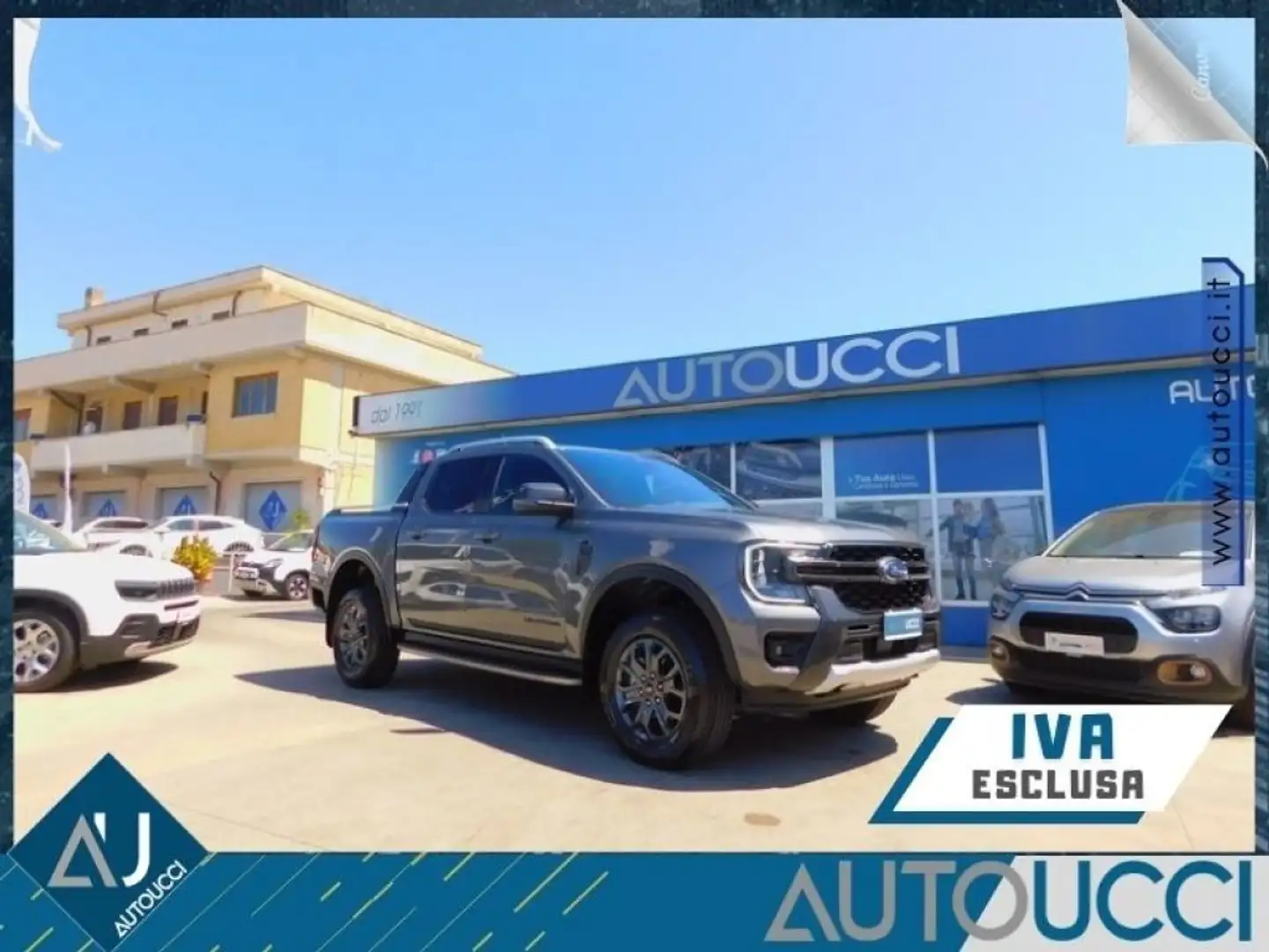 Ford Ranger 2.0 ECOBLUE aut. 205 CV DC Wildtrak 5 posti Grigio - 1