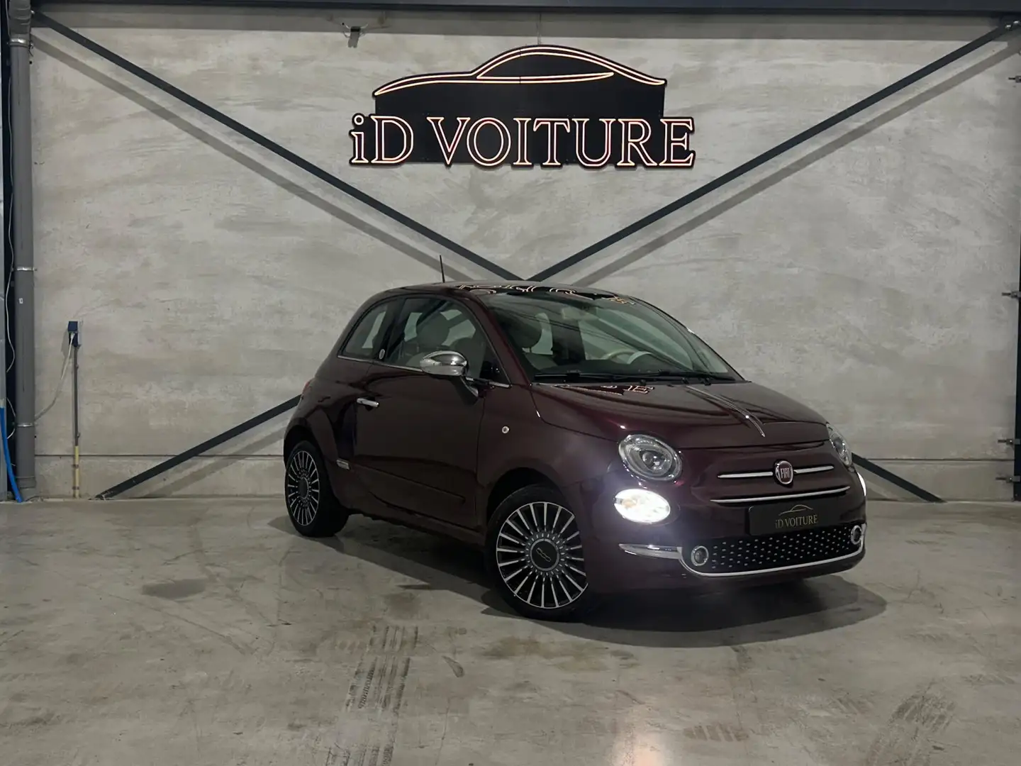 Fiat 500 1.2 Mirror PANO|NAVI|CRUISE CONTROLE|VOLLE UITV|16 Rouge - 1
