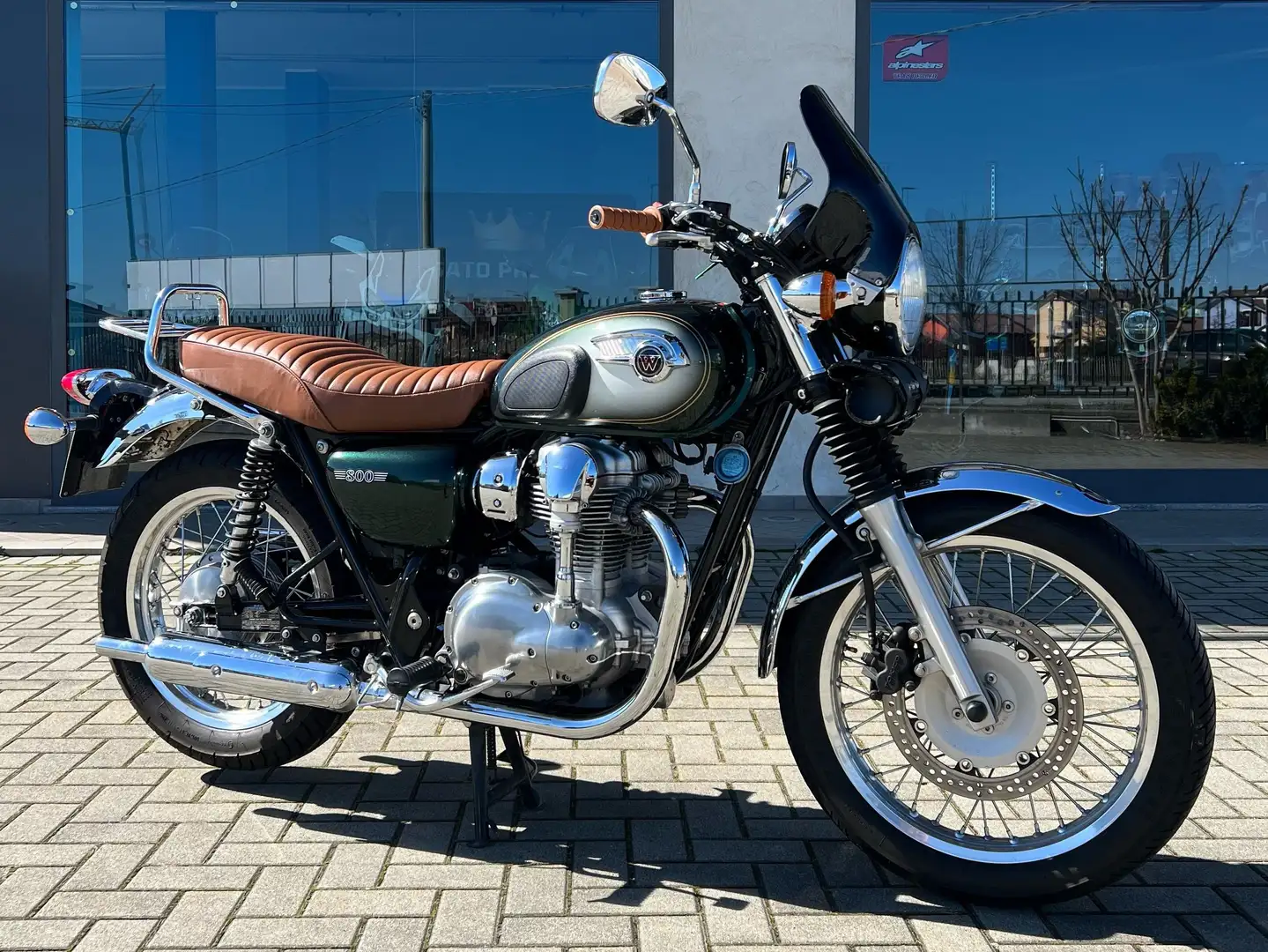 Kawasaki W 800 Zelená - 1