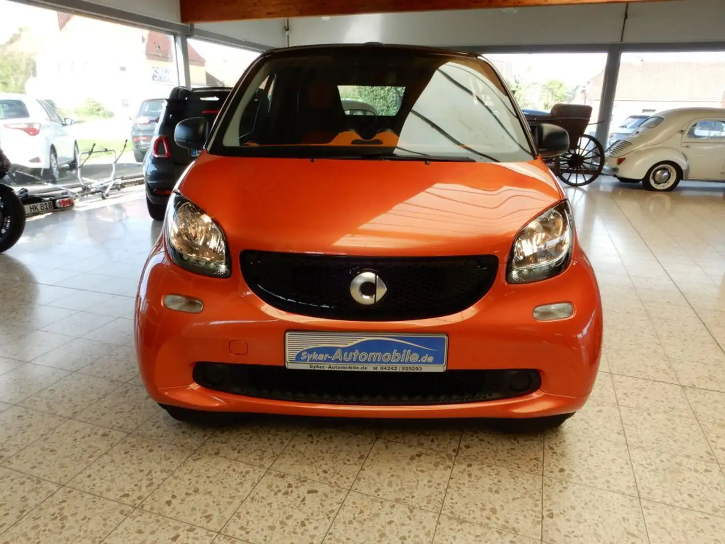 smart forTwo fortwo cabrio passion, Klima,Ganzjahresrei Orange - 2