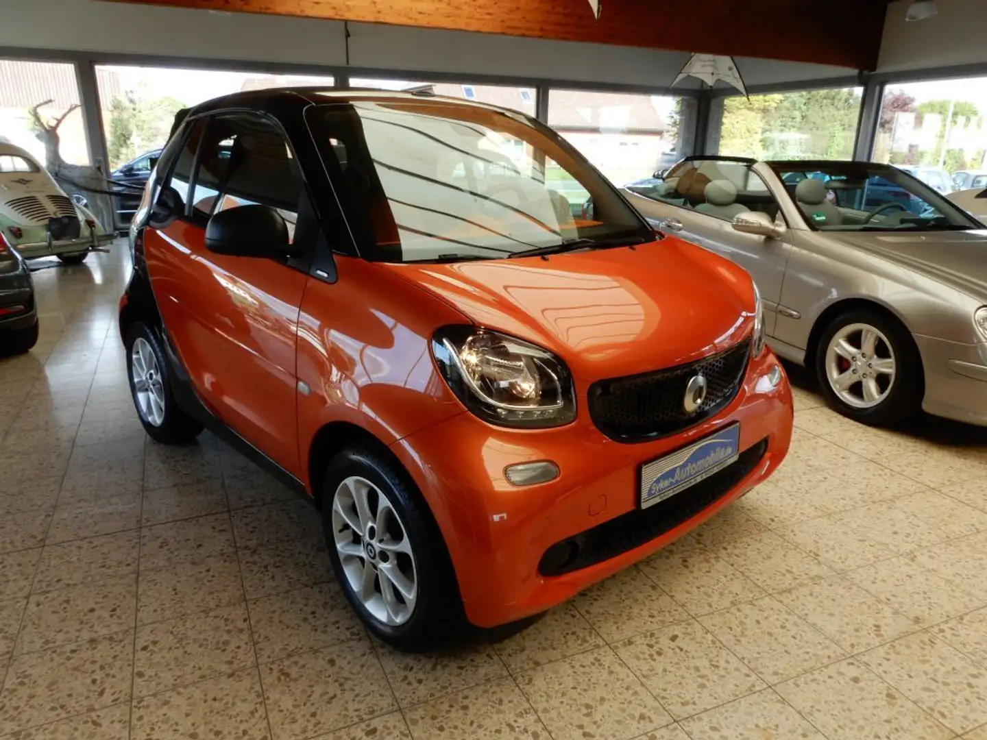 smart forTwo fortwo cabrio passion, Klima,Ganzjahresrei Orange - 1