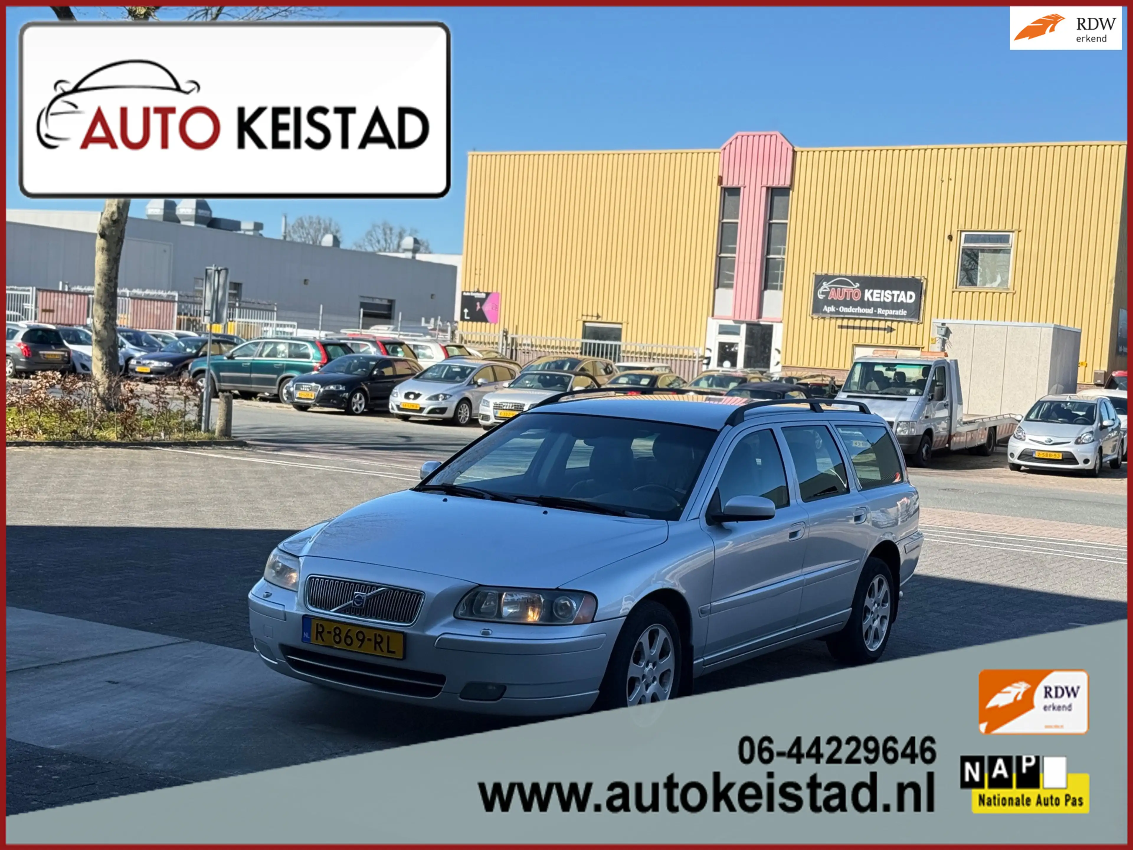 Volvo V70 2.5 TURBO LPG/G3 AUTOMAAT LEDER/CLIMA/CRUISE!