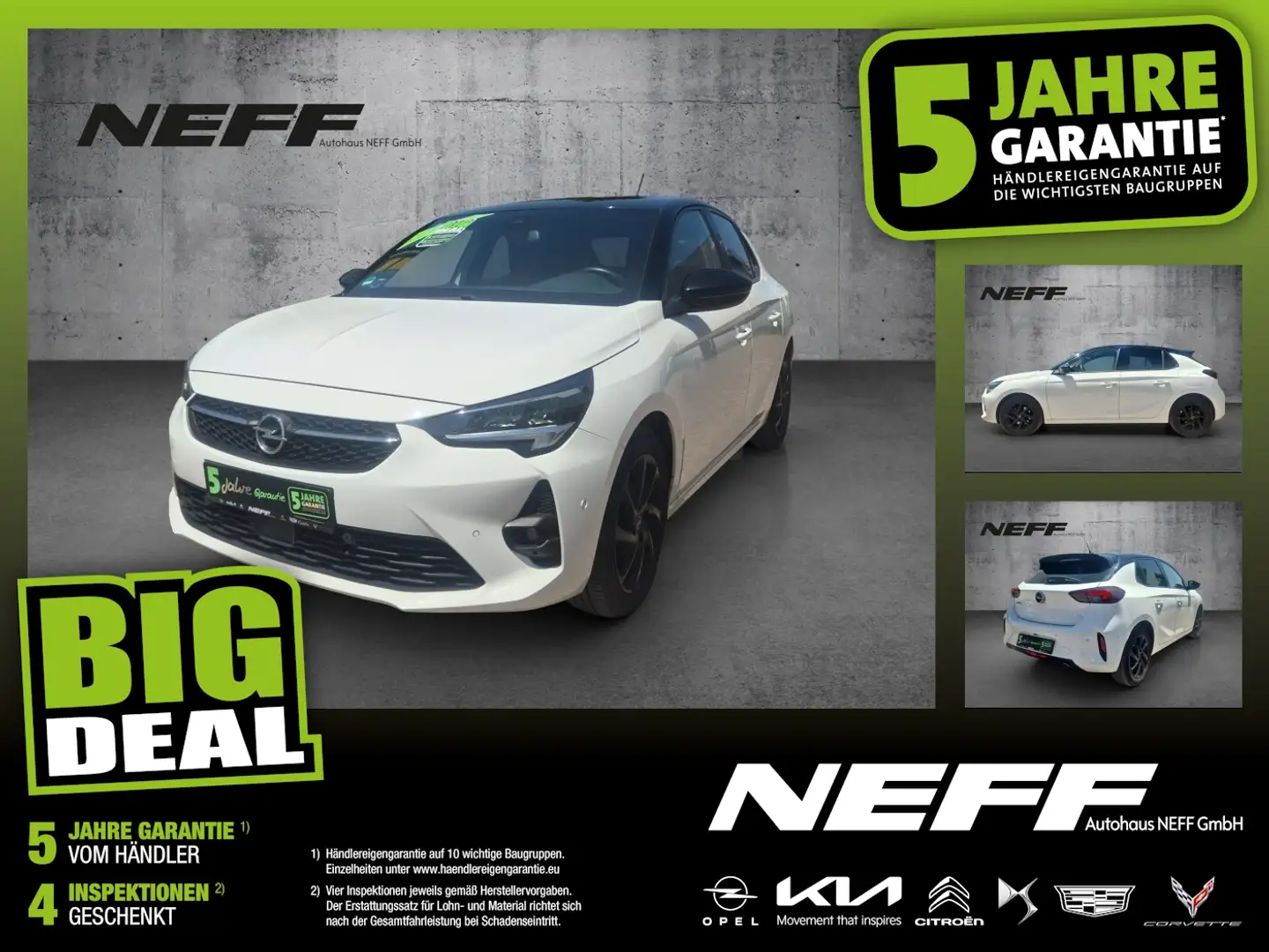 Opel Corsa F 1.2 Turbo GS Line Turbo GS Line Weiß - 1