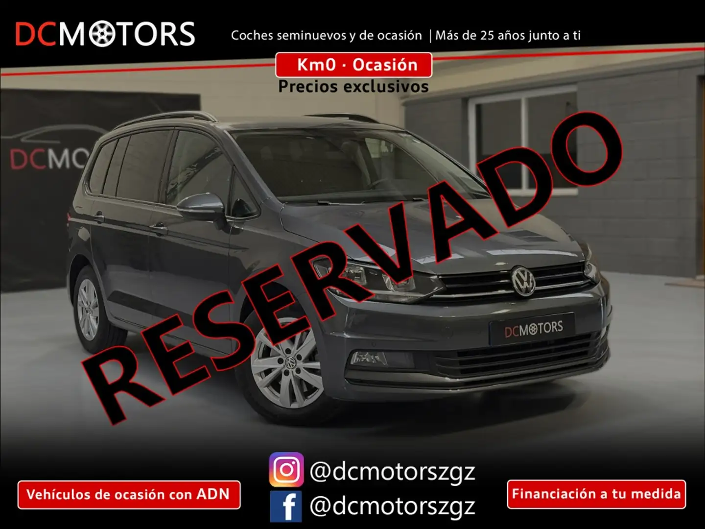 Volkswagen Touran 2.0TDI CR BMT Advance 85kW Grau - 1