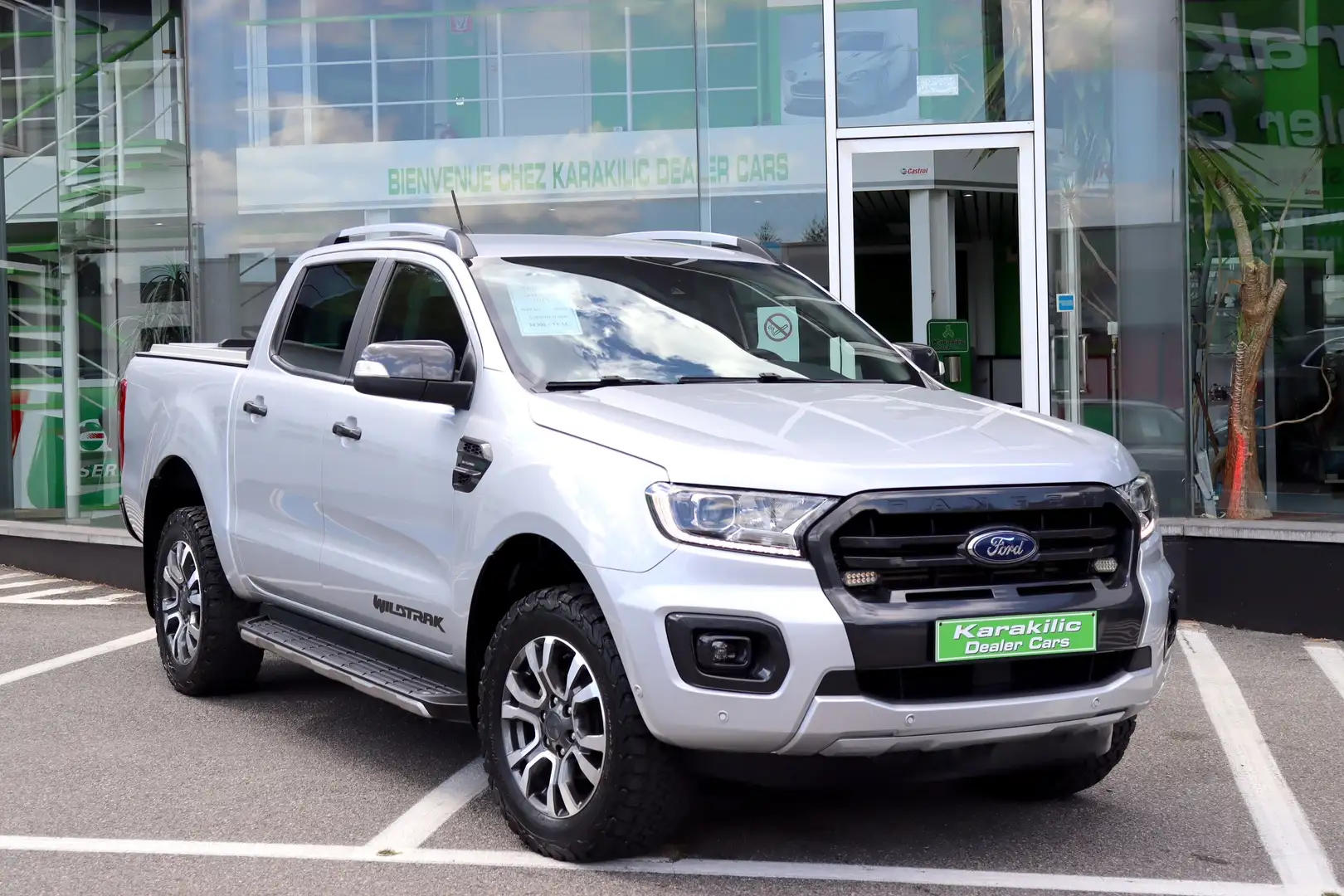 Ford Ranger 2.0Bi-TURBO 213CV WILDTRACK GPS CAMERA XENON TVAC Argent - 1