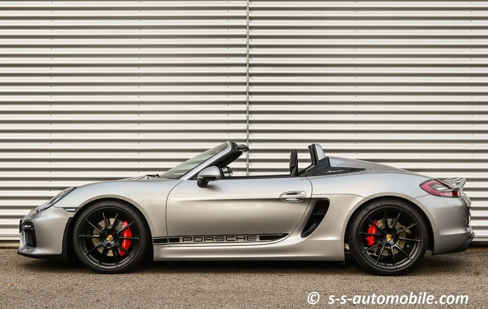 Porsche Boxster Spyder Vollschalen PDLS PCM Kamera Leder Silber - 2