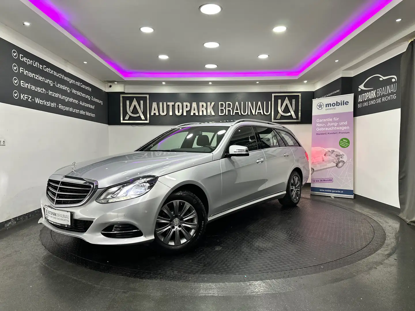 Mercedes-Benz E 220 CDI T Elegance Aut. *WENIG-KM*LED*SCHIEBEDACH* Grau - 1