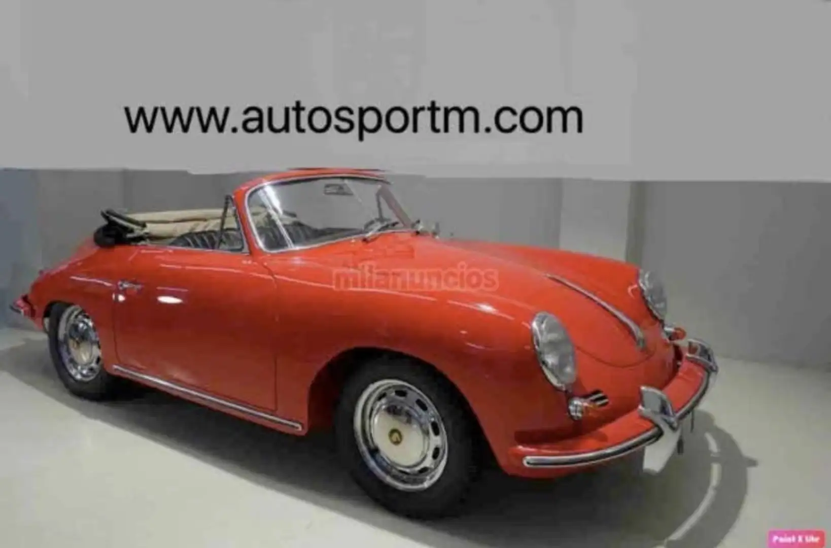 Porsche 356 B 1600 Roadster Rojo - 1