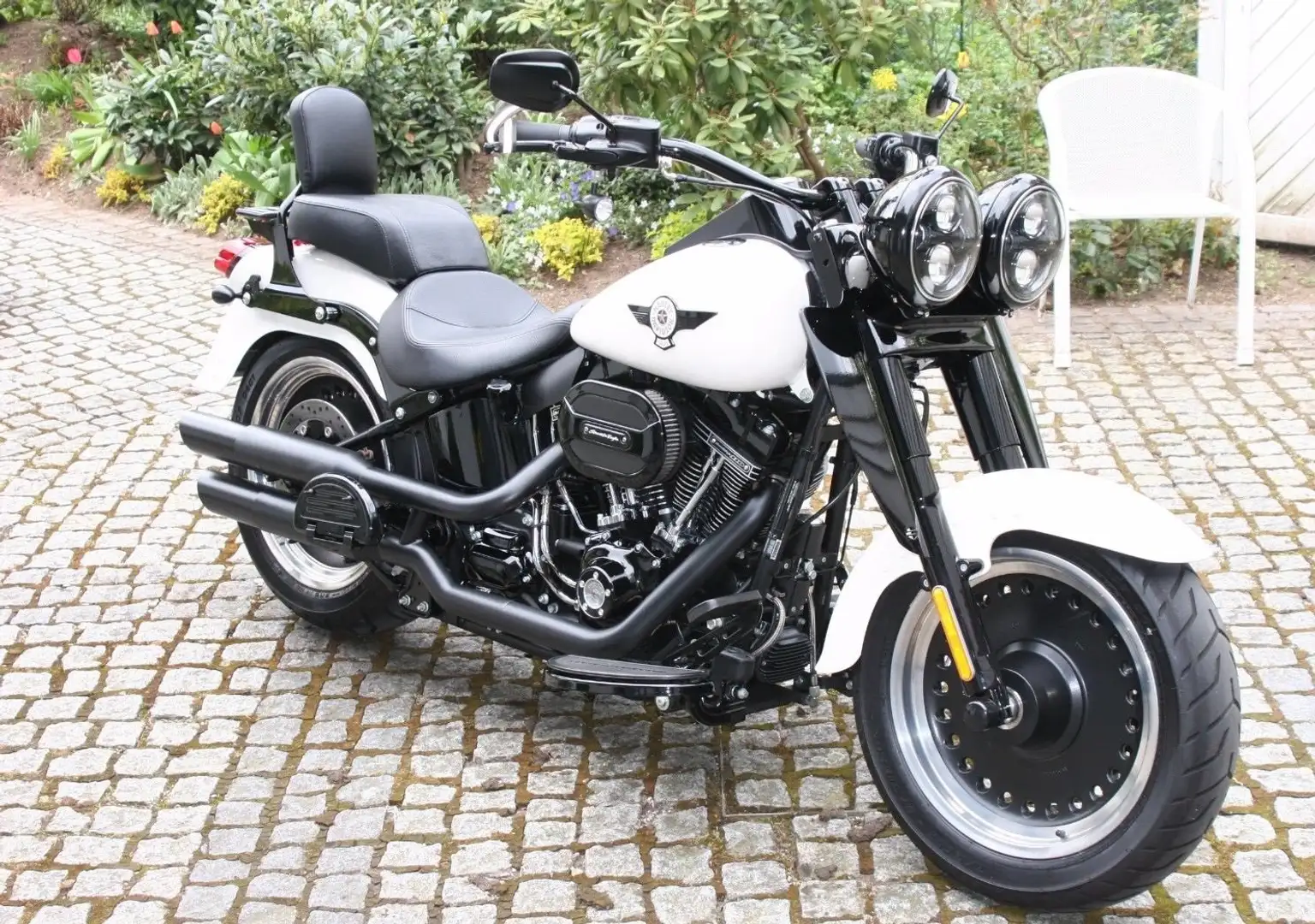 Harley-Davidson Fat Boy S Weiß - 2
