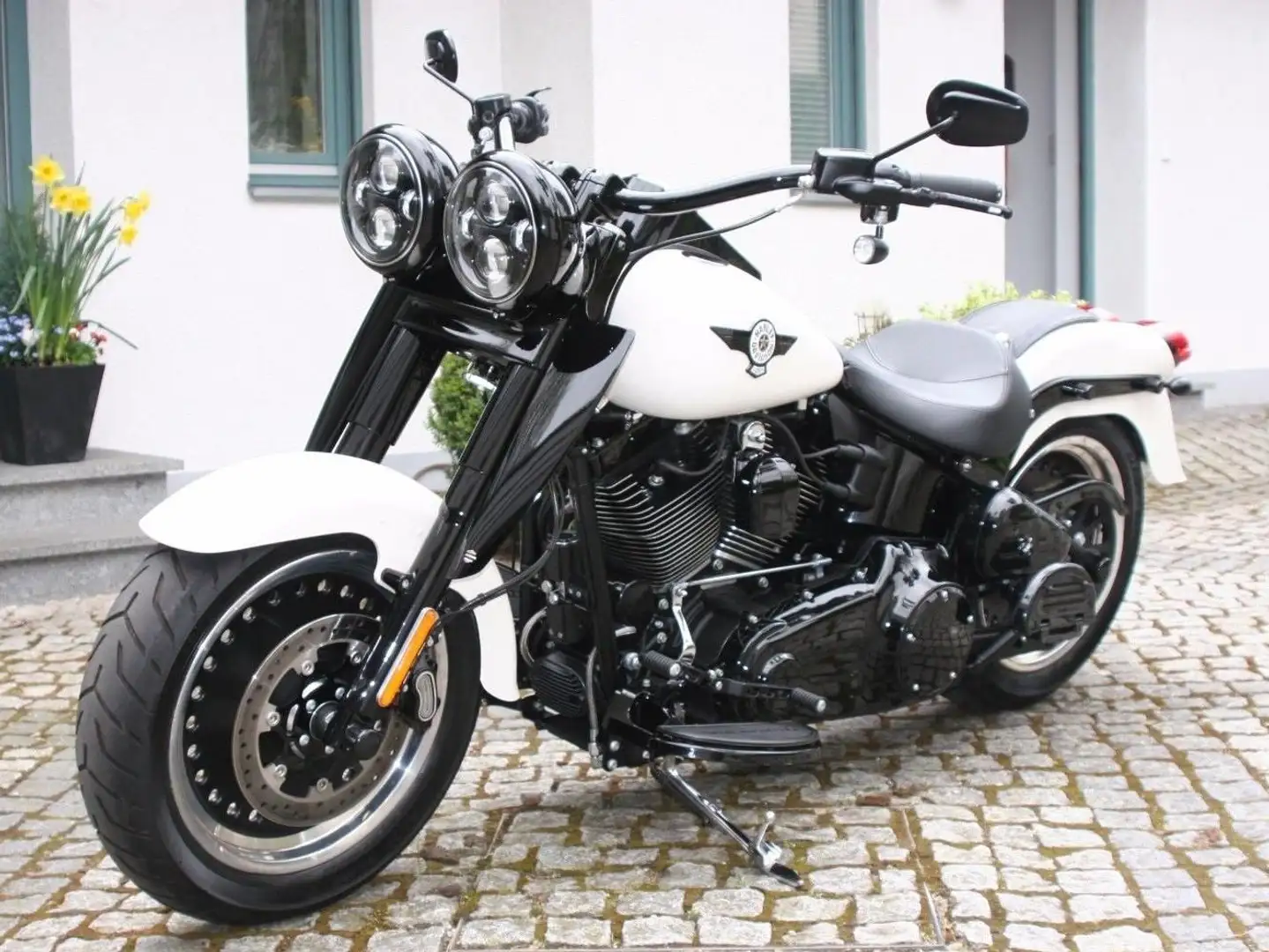 Harley-Davidson Fat Boy S Weiß - 1
