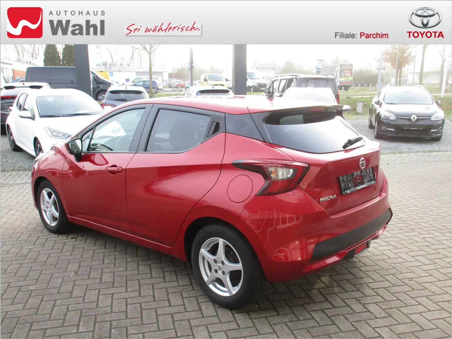 Nissan Micra 1.0 N-Way KLIMA PDC SITZHEIZUNG NAVI Rojo - 2