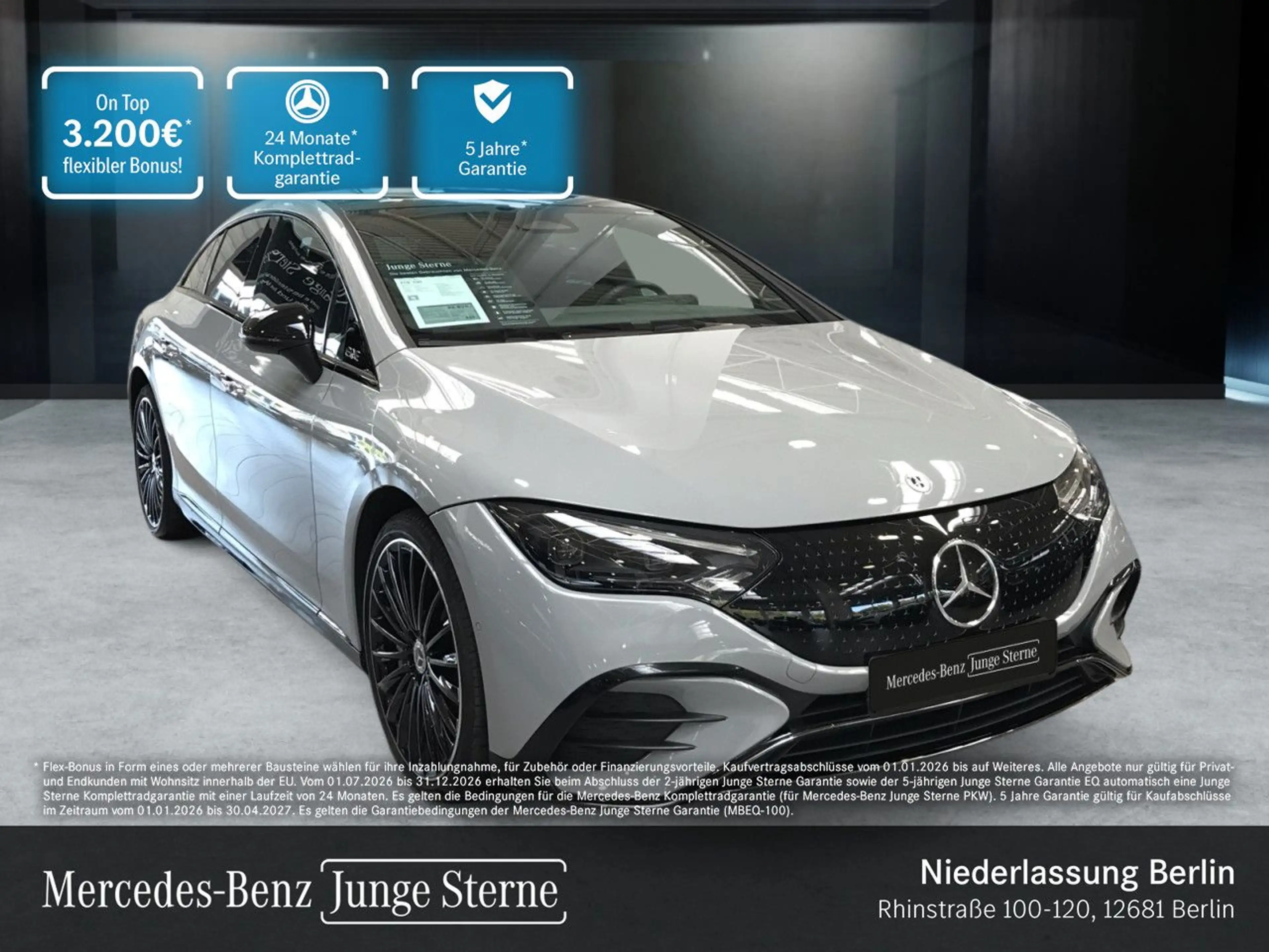Mercedes-Benz EQE 350 AMG WideScreen Airmat Pano Burmester Night