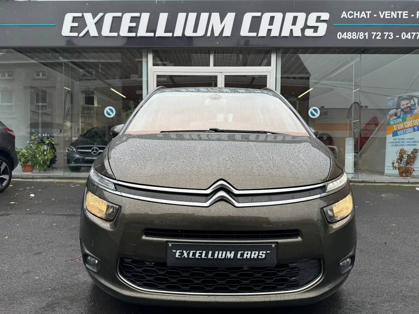 Citroen Grand C4 Picasso 1.6i 5place Airco Camera Gps Jante Brun - 2