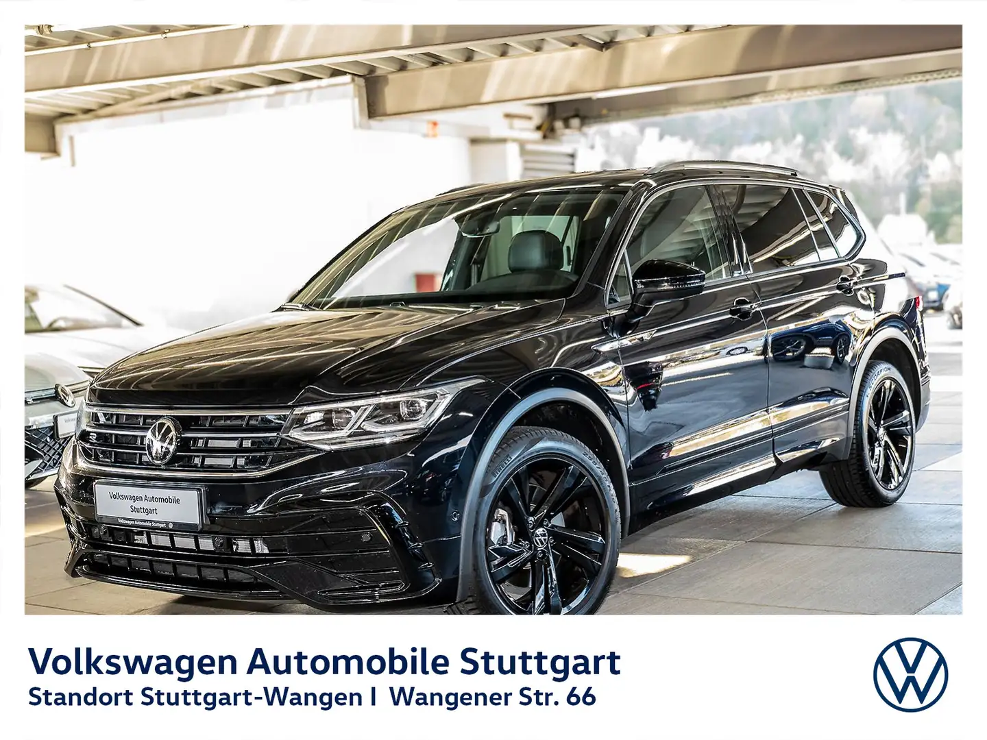 Volkswagen Tiguan Allspace R-Line 2.0 TDI DSG Navi Kamera Schwarz - 1