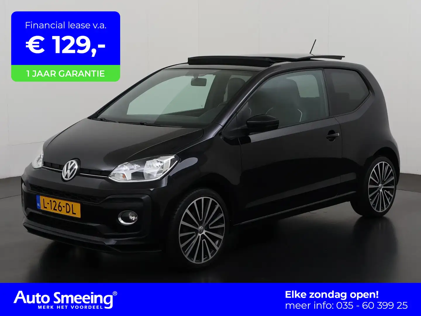 Volkswagen up! 1.0 TSI BMT high up! | Schuifdak | Stoelverwarming Zwart - 1