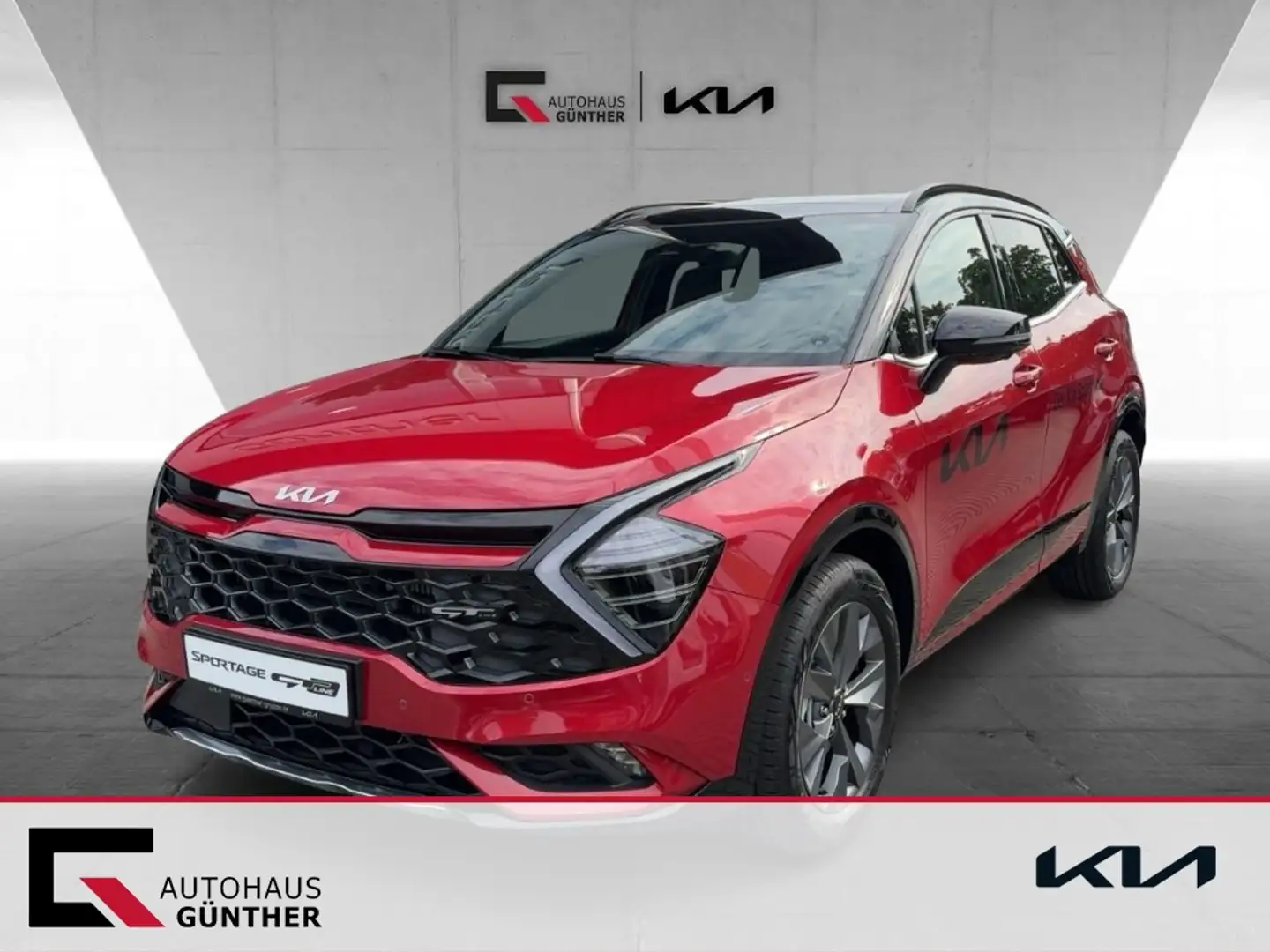 Kia Sportage GT-Line 1.6T HEV 2WD Sound Glasdach DriveWise Rot - 1