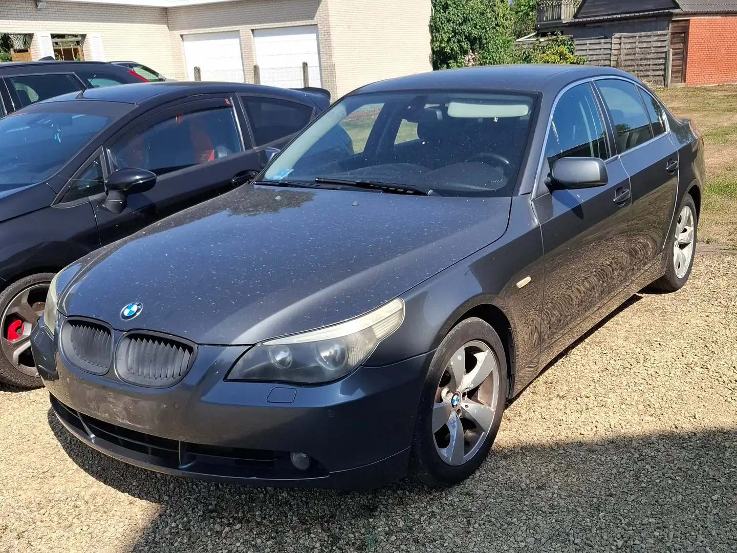 BMW 520 Met HAGELSCHADE Grijs - 1
