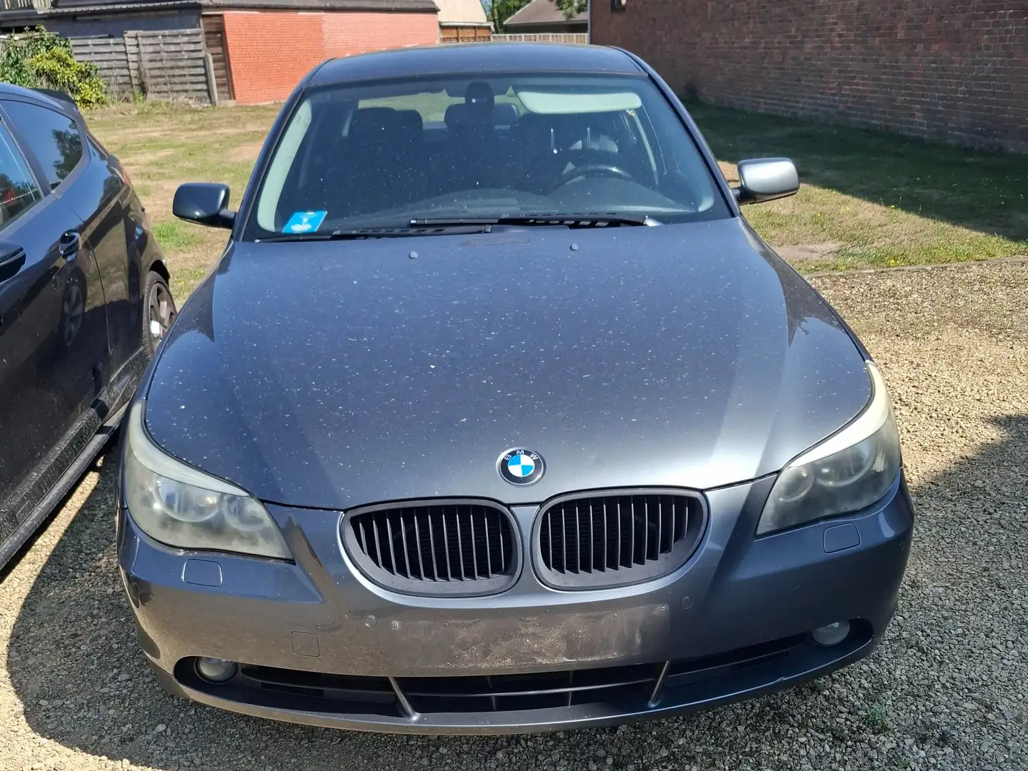 BMW 520 Met HAGELSCHADE Grijs - 2