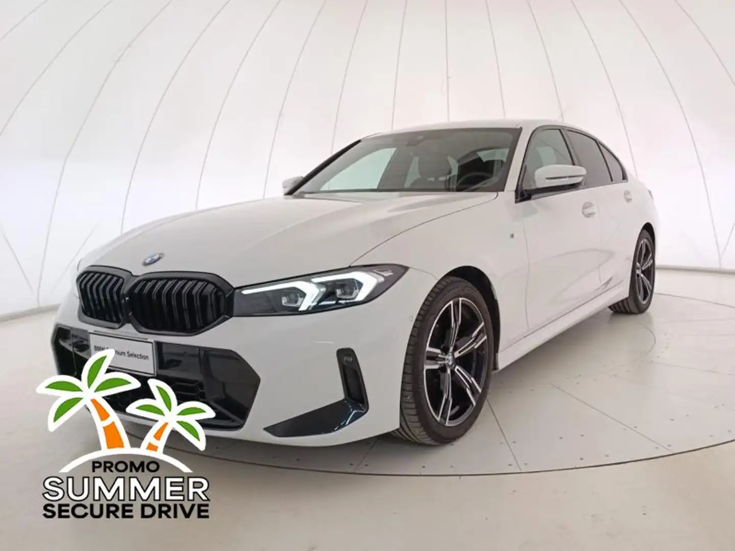 BMW 318 d mhev 48V MSport Pro auto Biały - 1