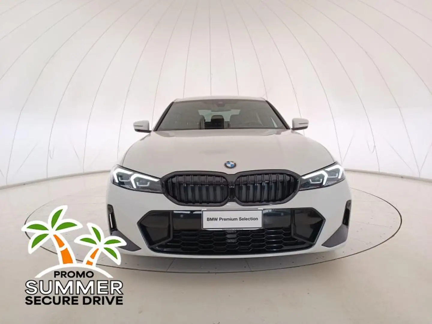 BMW 318 d mhev 48V MSport Pro auto Biały - 2