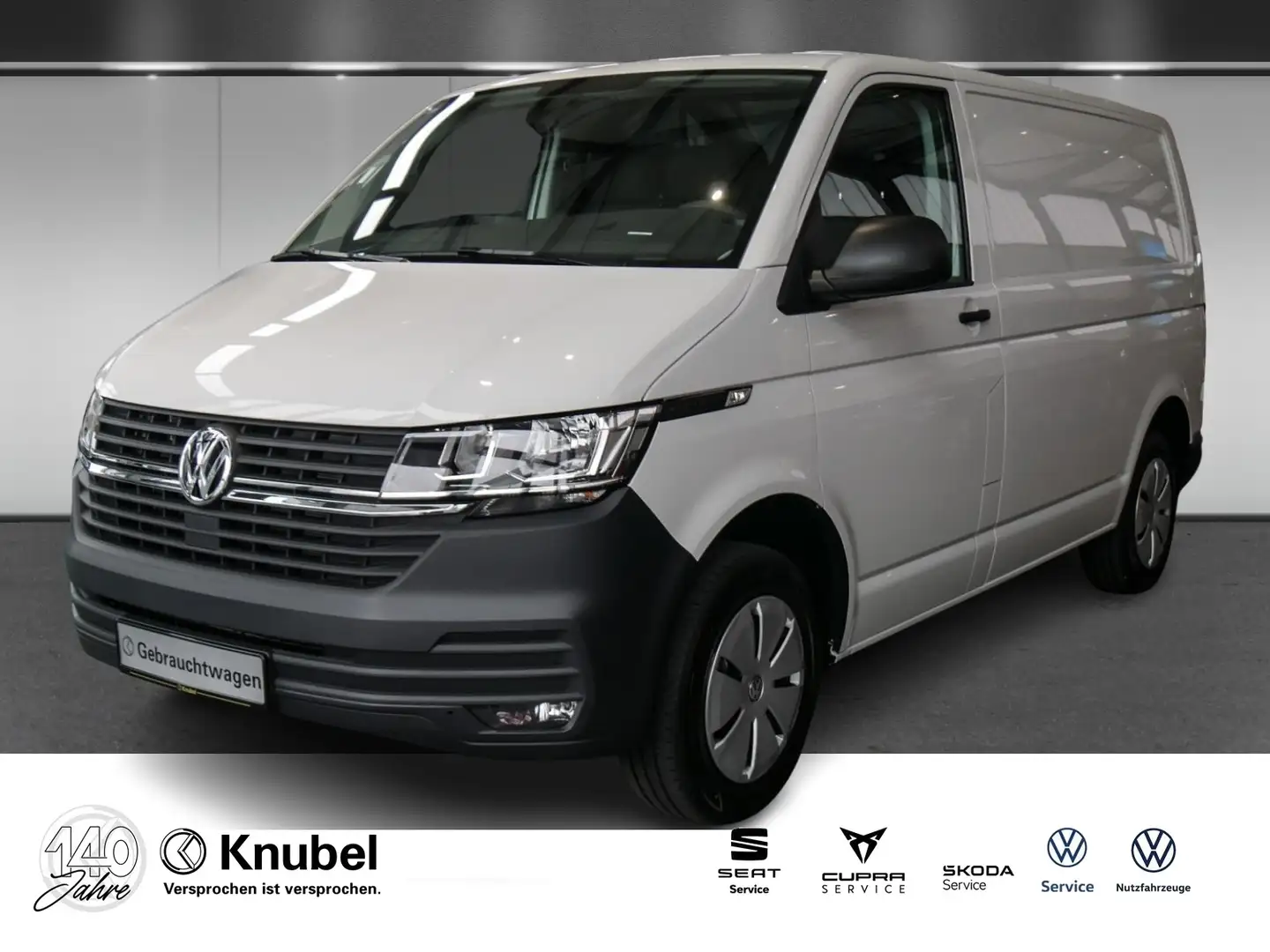 Volkswagen T6 Transporter 6.1 Kasten 2.0 TDI Klima Tel. RKamera App-Connect Blanco - 1