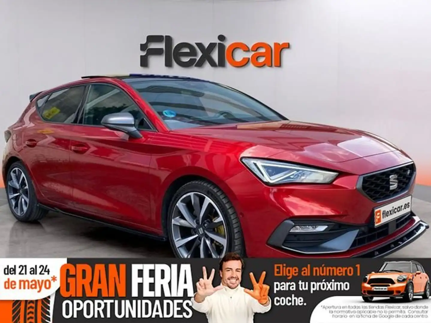 SEAT Leon FR 1.5 TSI 150CV DSG-7 Rojo - 1
