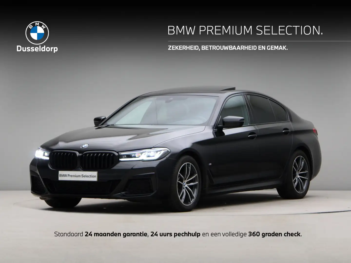 BMW 520 5 Serie 520i Sedan High Exe M-Sport Aut. Negro - 1