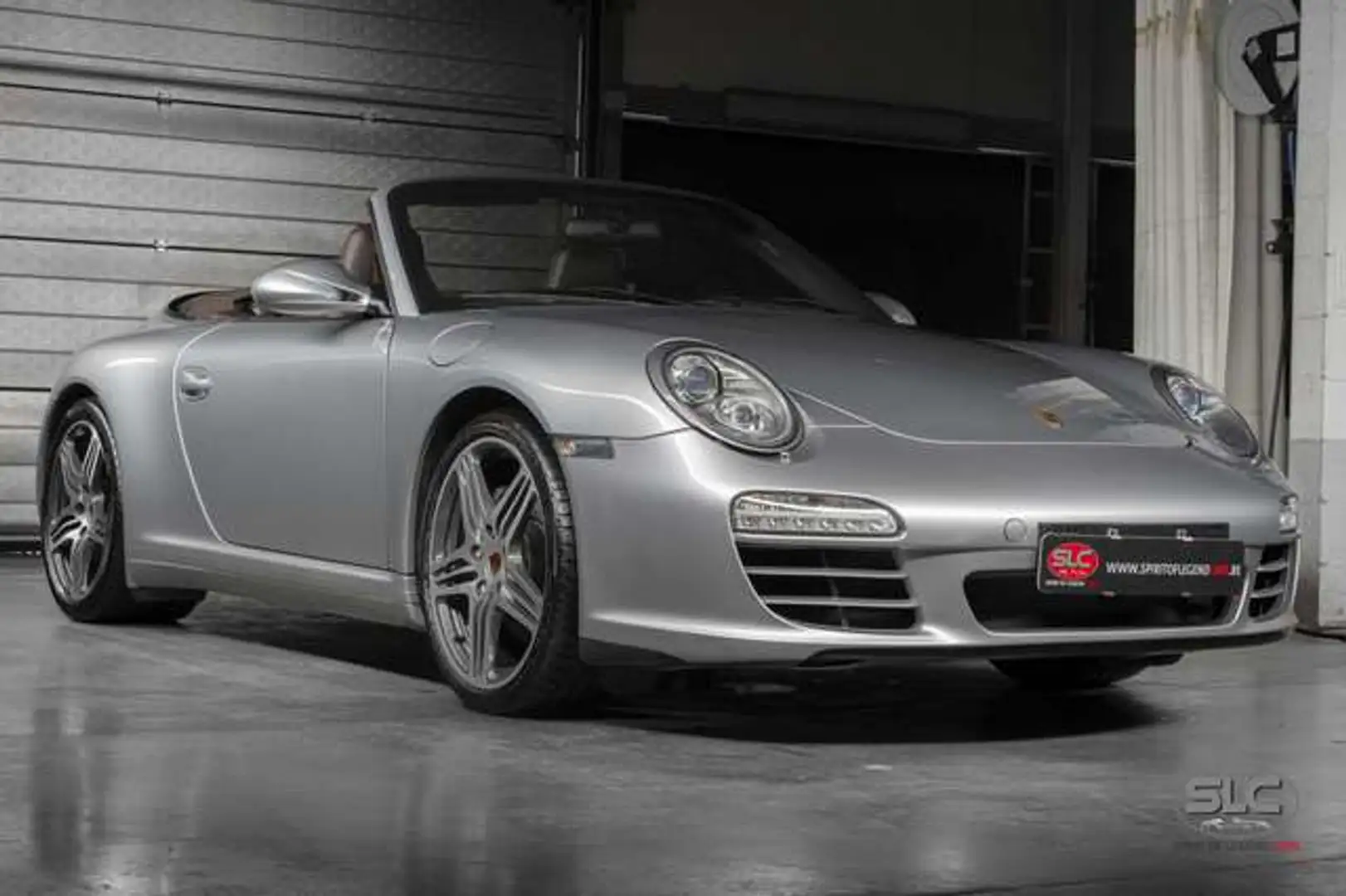 Porsche 911 997 Carrera 4 Cabriolet PDK Chrono/PASM/PDLS/P Silber - 2