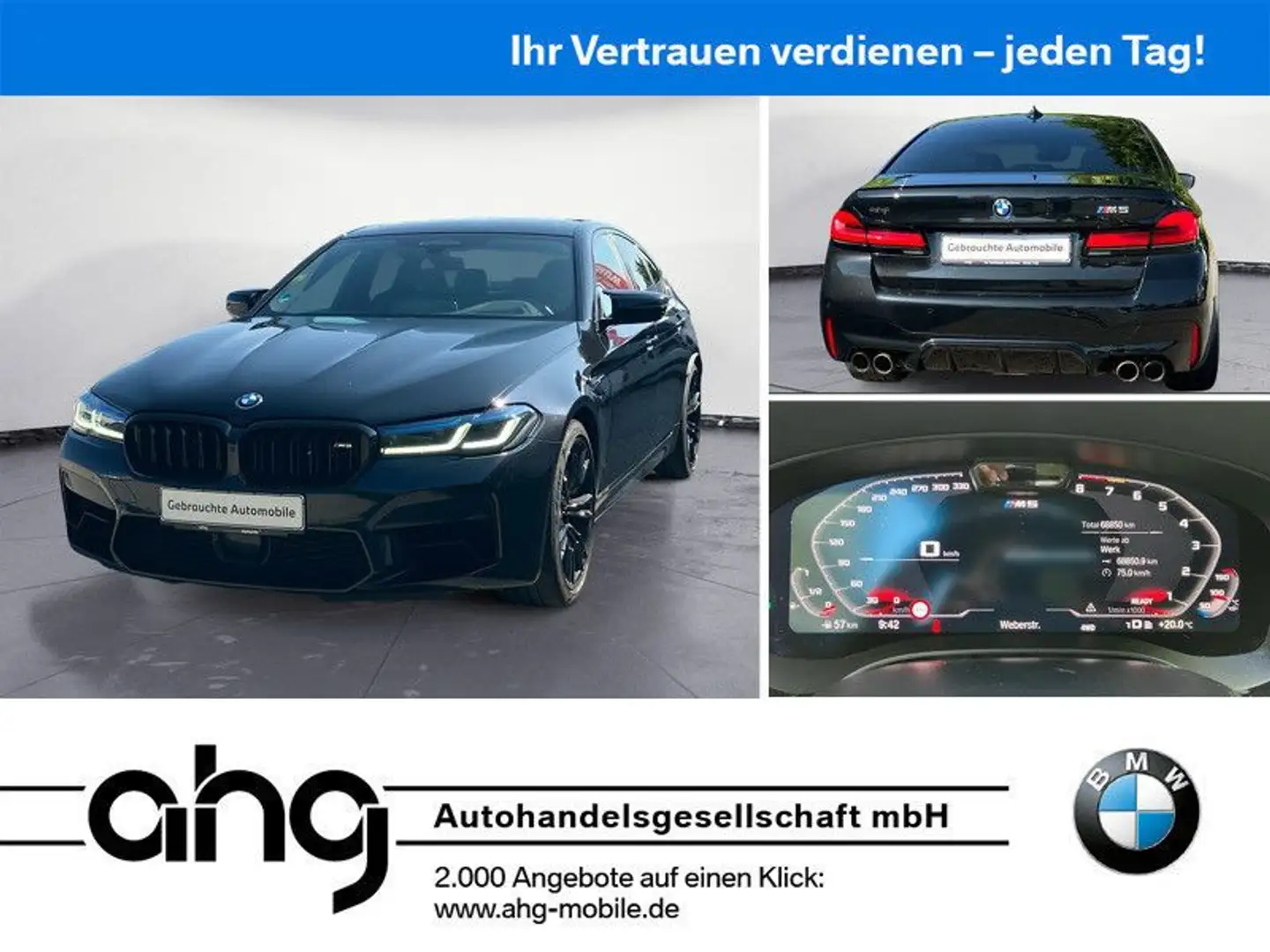 BMW M5 xDrive M Drivers Package Klimaaut. Glasdach Schwarz - 1