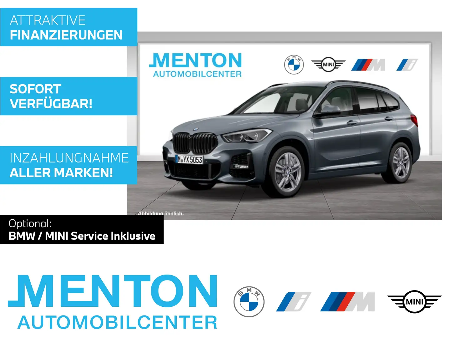 BMW X1 xDrive25d A M Sportpaket DAB LED RFK Navi Grigio - 1