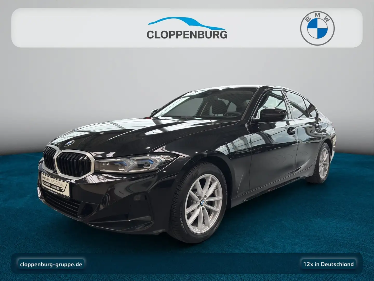 BMW 318 i Limousine Navi+360°+SHZ+HiFi+Fernl.Ass+LED Noir - 1